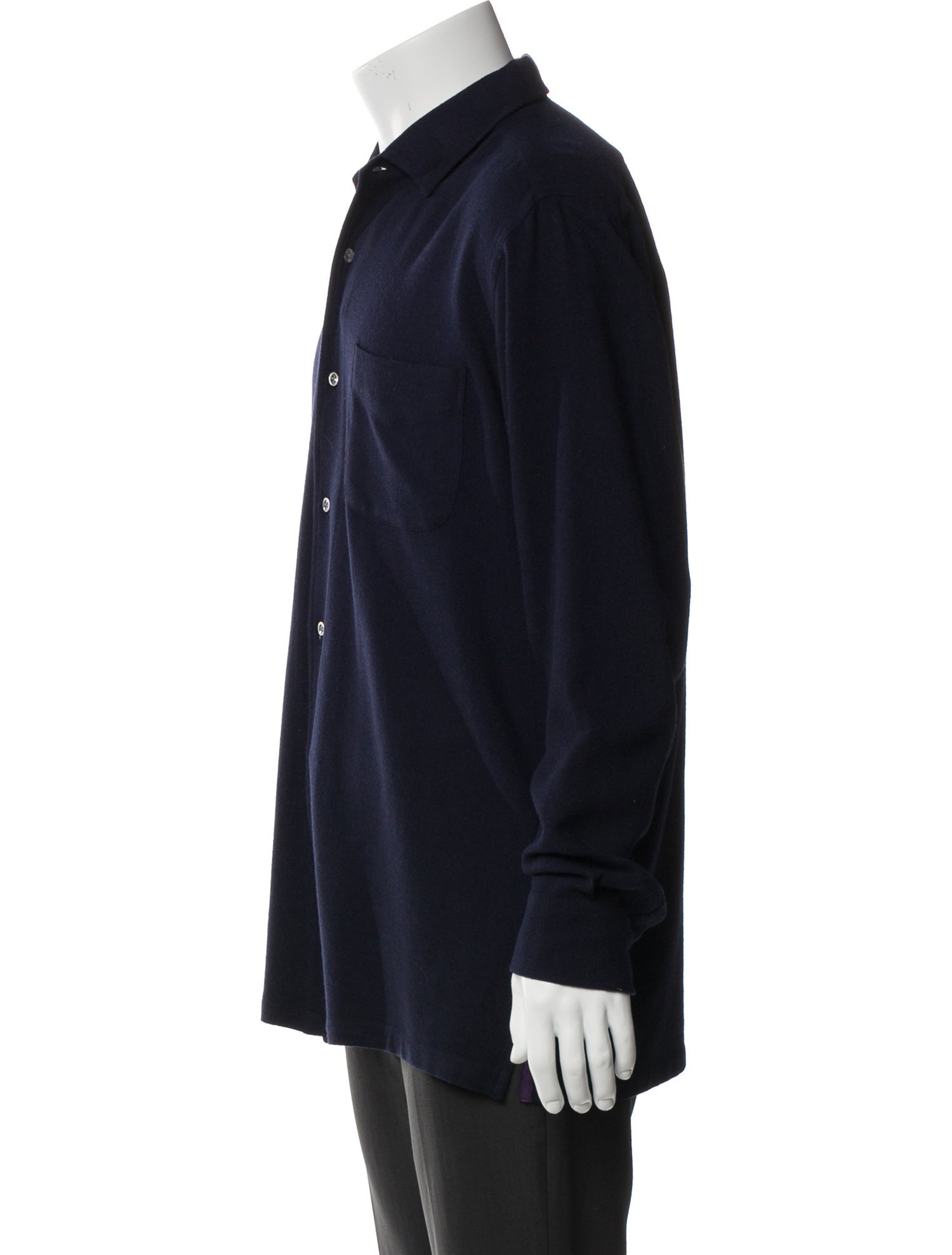 Ralph Lauren Purple Label Cashmere Long Sleeve Shirt