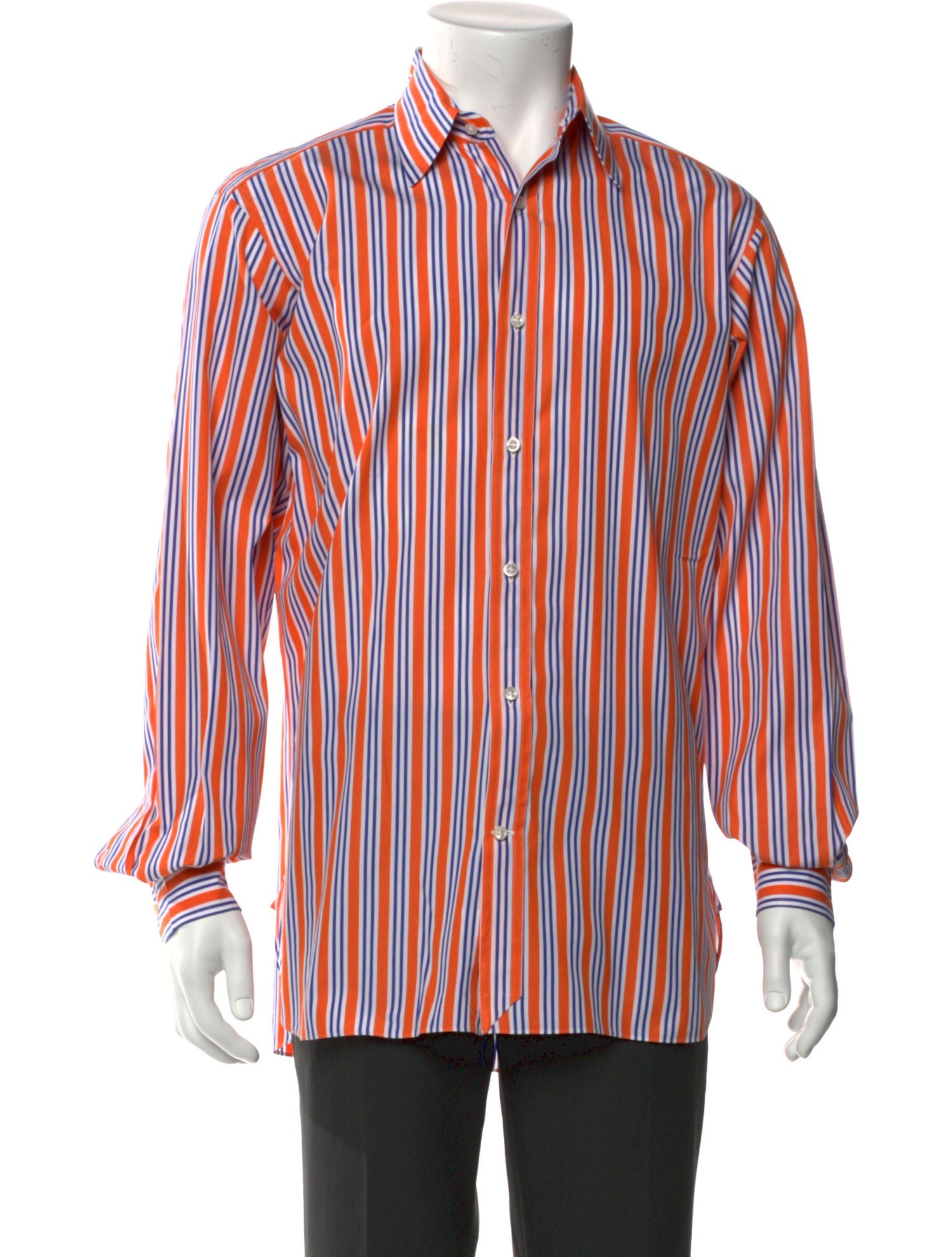 Ralph Lauren Purple Label Striped Long Sleeve Shirt