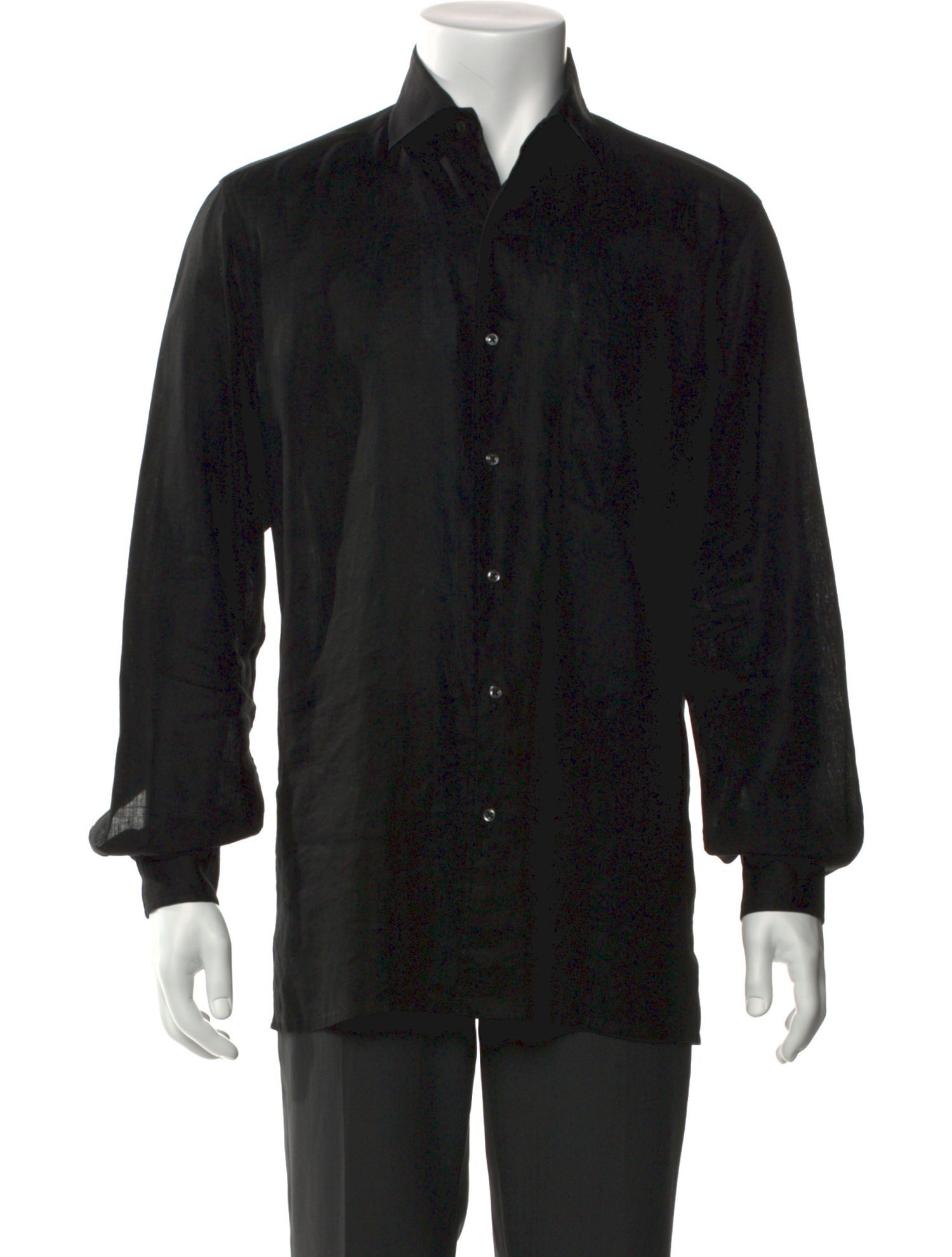 Ralph Lauren Purple Label Linen Long Sleeve Shirt