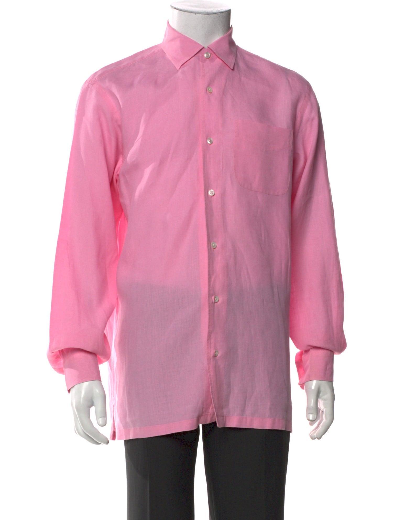 Ralph Lauren Purple Label Linen Long Sleeve Shirt