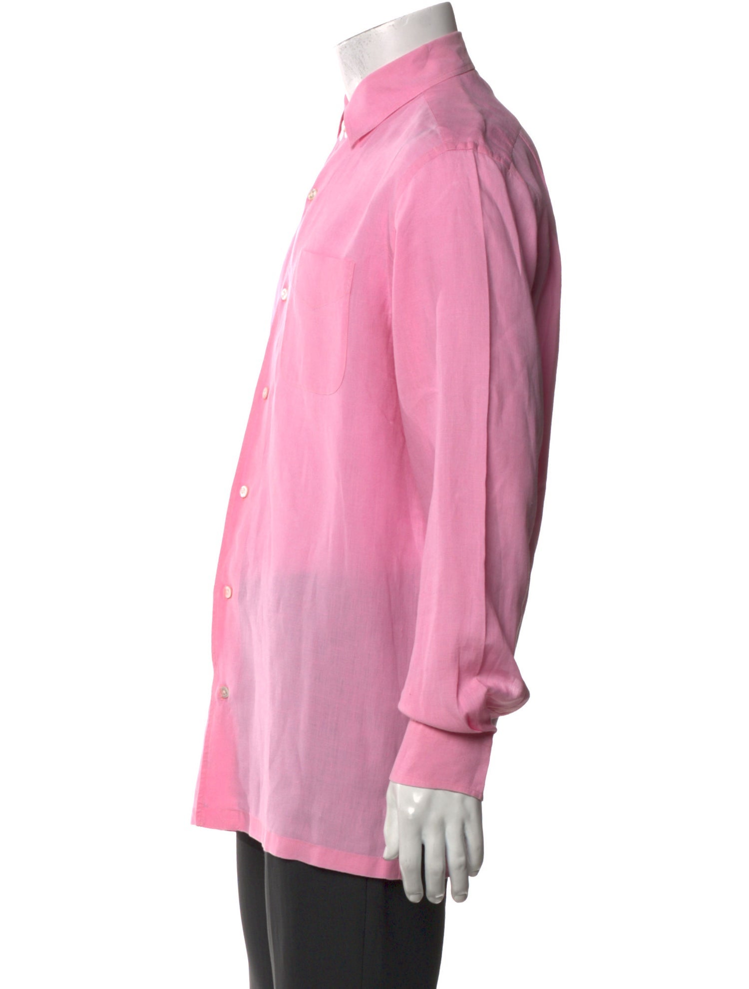 Ralph Lauren Purple Label Linen Long Sleeve Shirt