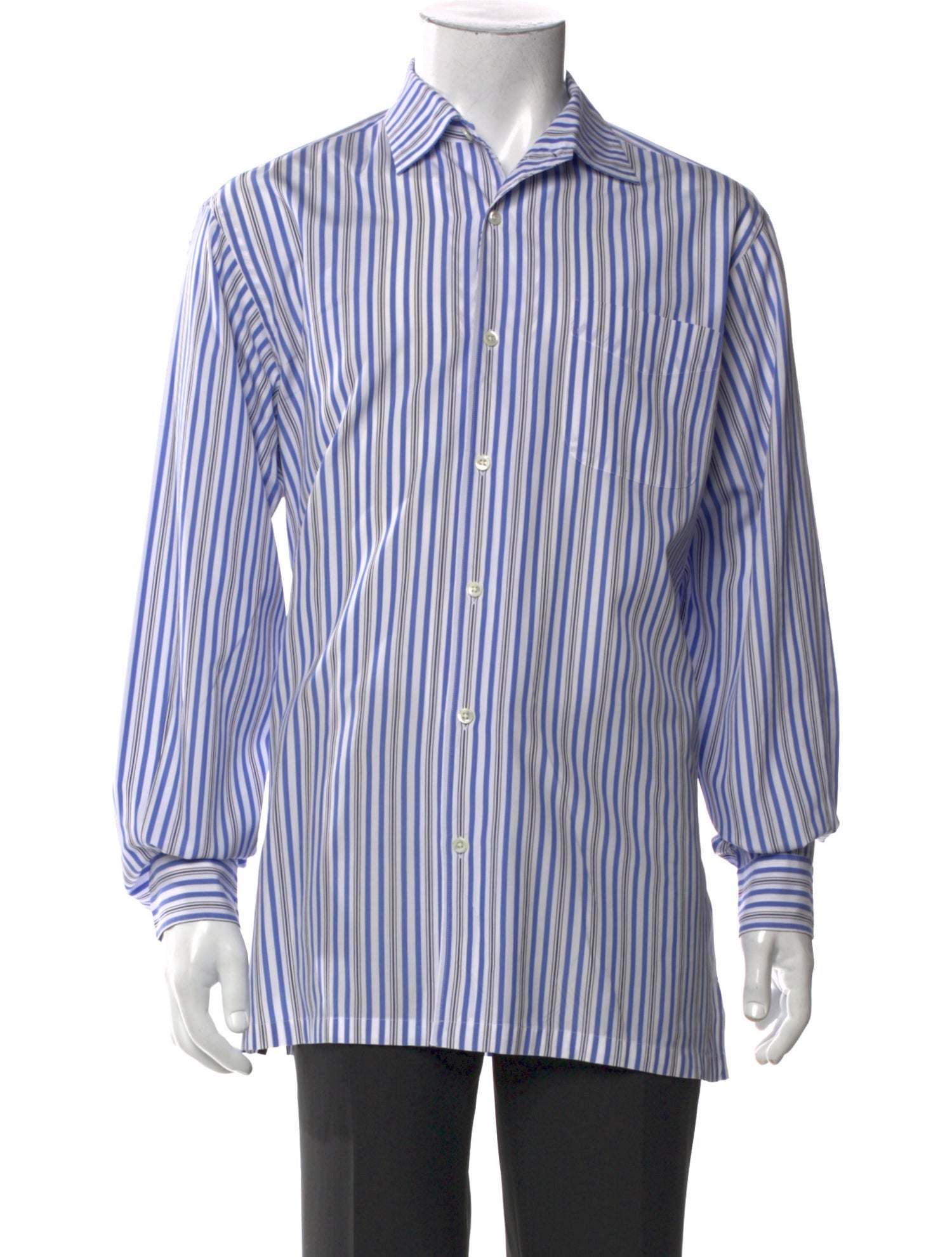Ralph Lauren Purple Label Striped Long Sleeve Shirt