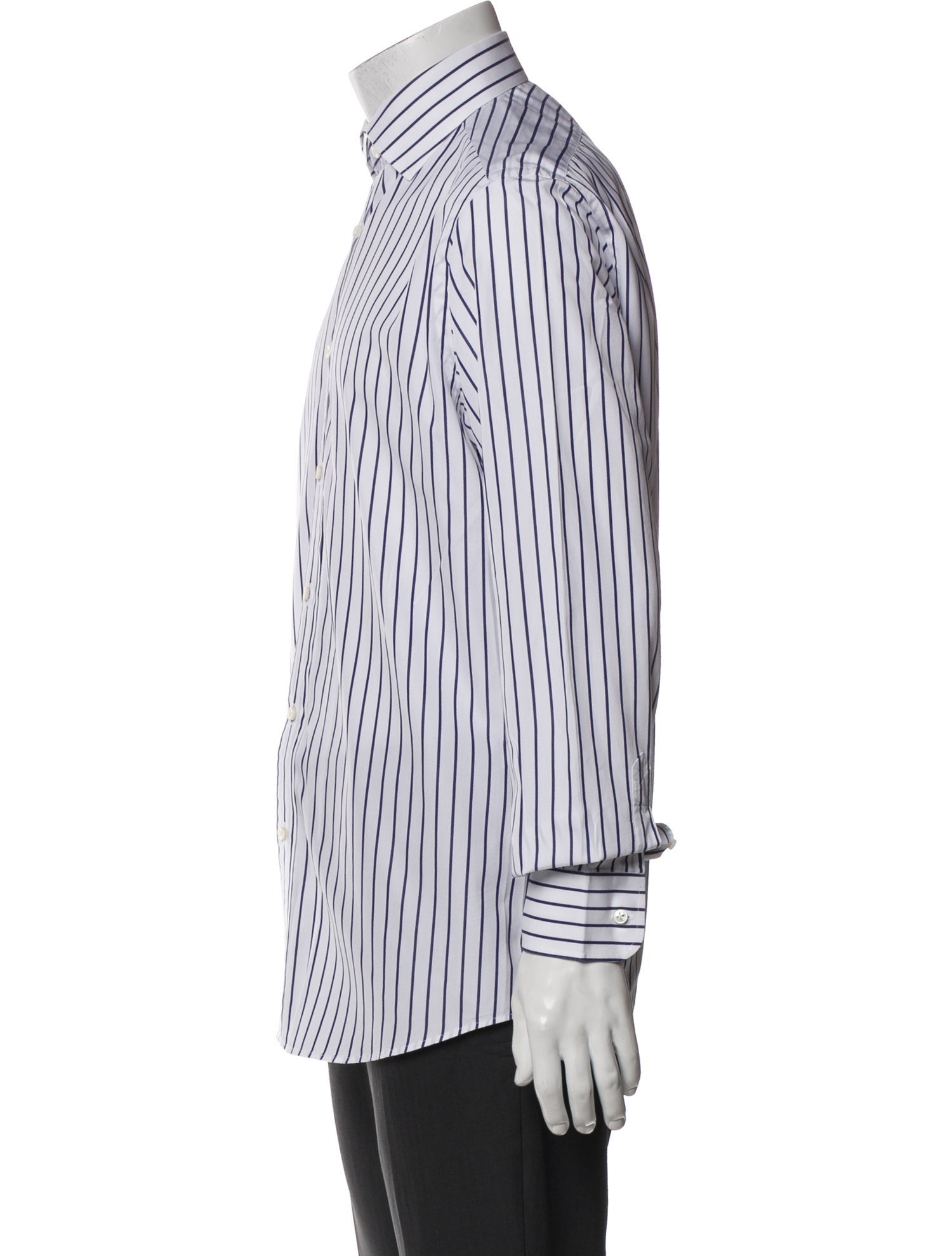 Ralph Lauren Purple Label Striped Long Sleeve Shirt