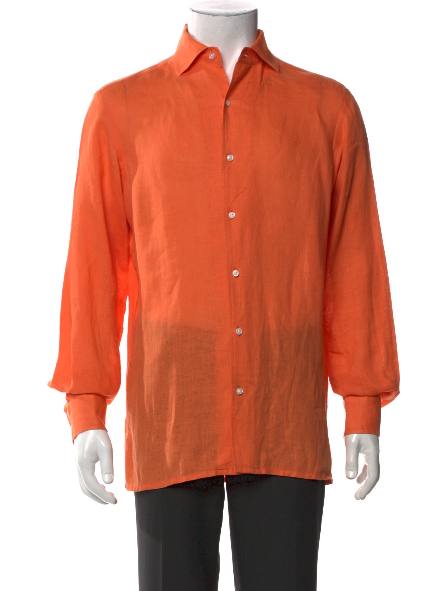 Ralph Lauren Purple Label Linen Long Sleeve Shirt