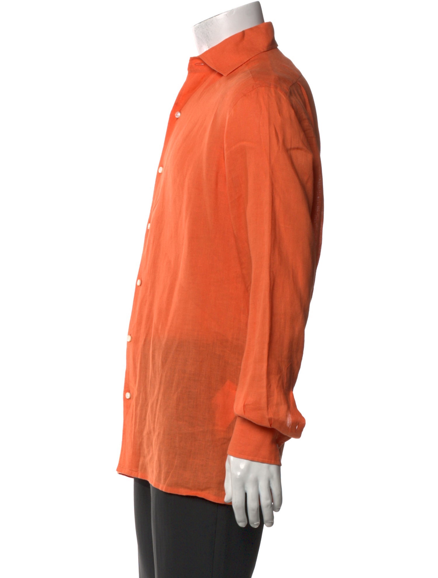 Ralph Lauren Purple Label Linen Long Sleeve Shirt