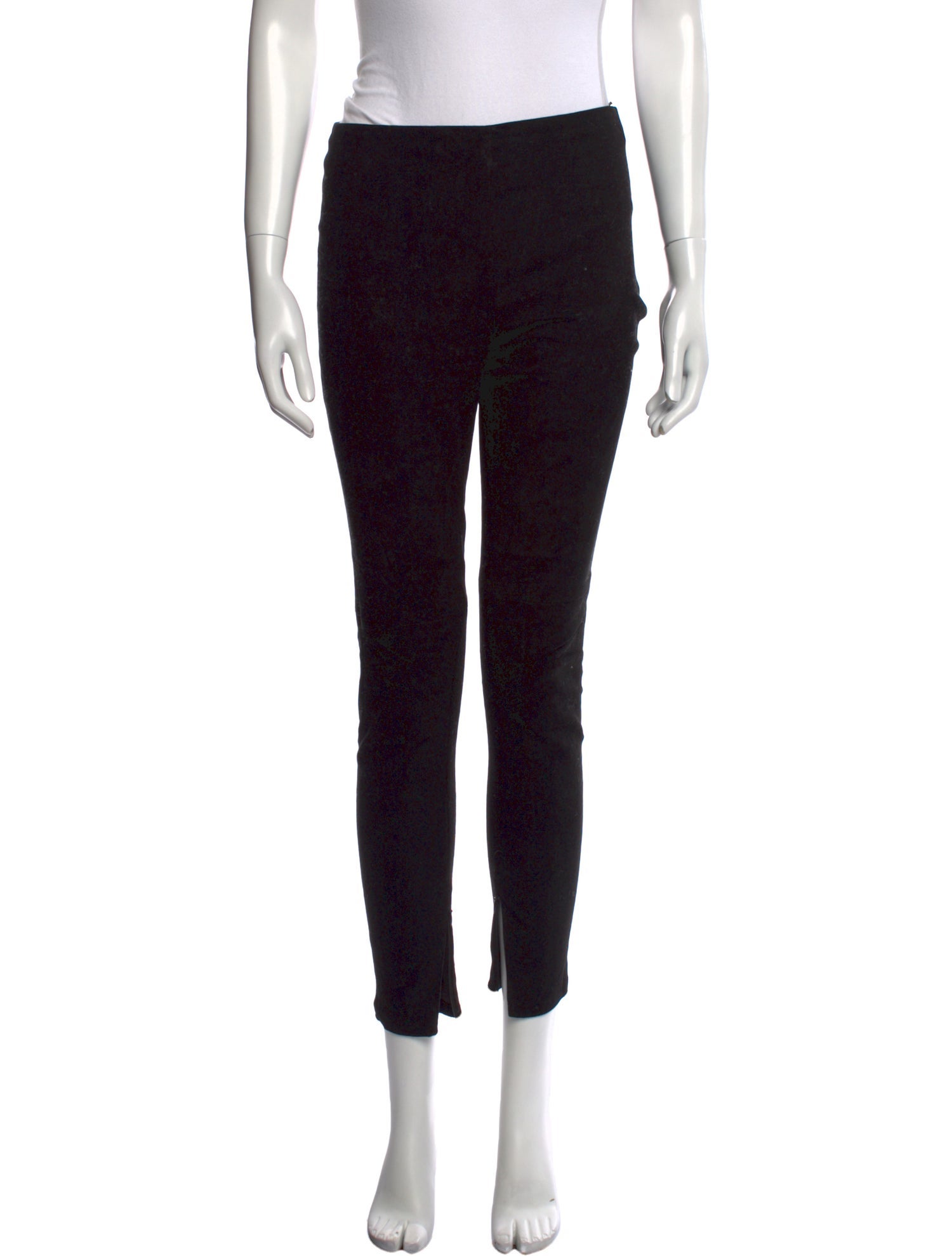 Ralph Lauren Purple Label Suede Skinny Leg Pants