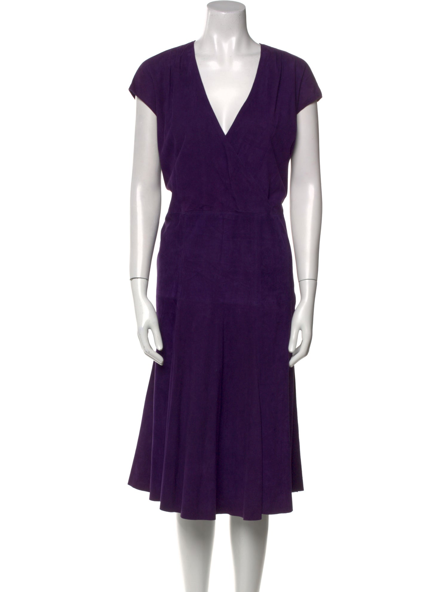 Ralph Lauren Purple Label Suede Midi Length Dress - Purple Dresses, Clothing - RLPLB79266 | The RealReal Ralph Lauren Purple Label Suede Midi Length Dress - Purple Dresses, Clothing - RLPLB79266 | The RealReal