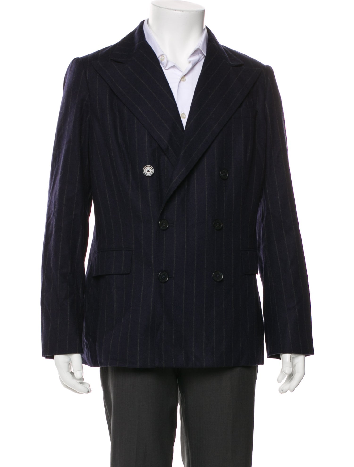 Ralph Lauren Purple Label Striped Blazer
