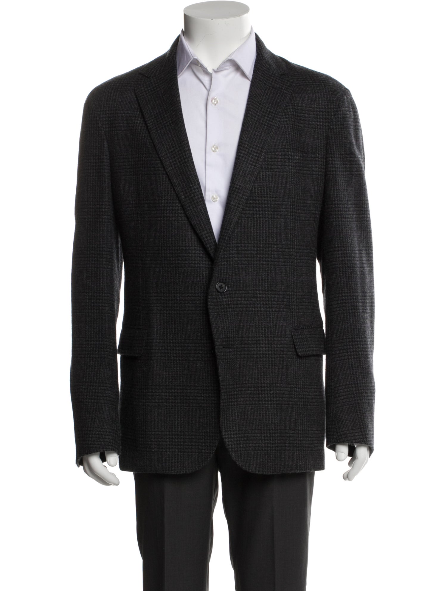 Ralph Lauren Purple Label Wool Patterned Blazer