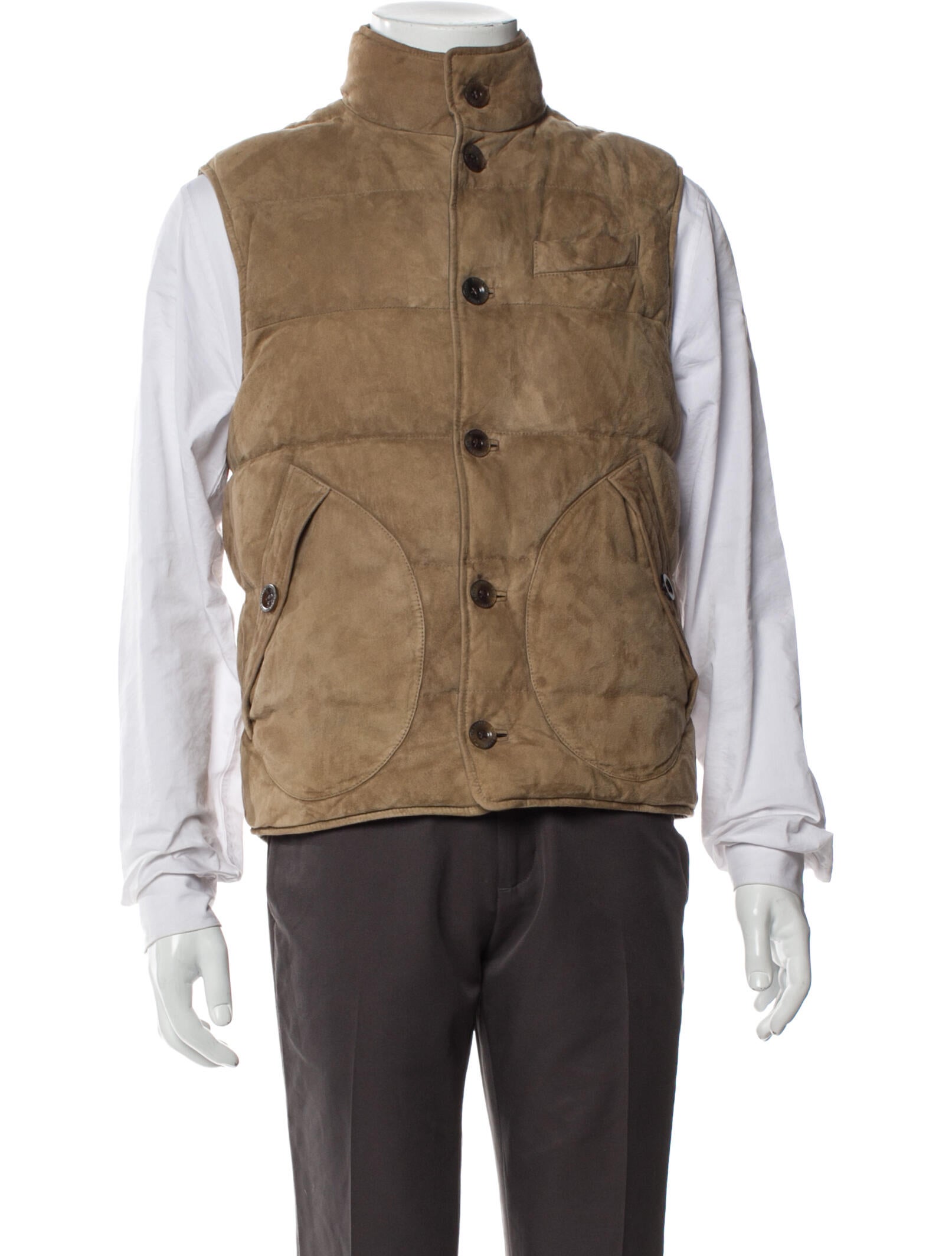 Ralph Lauren Purple Label Suede Vest