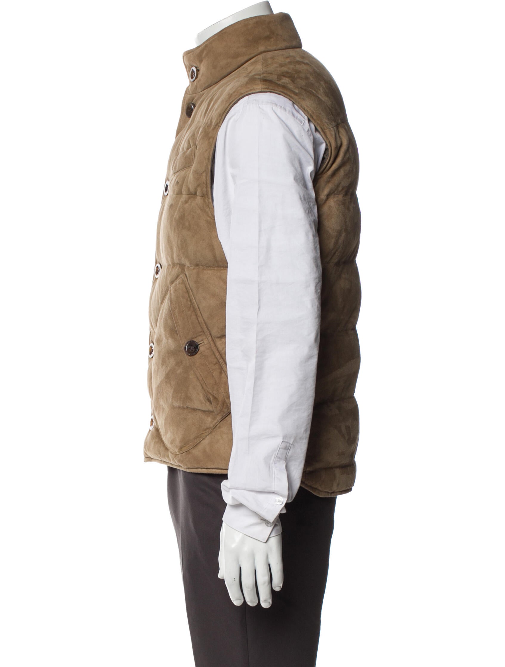 Ralph Lauren Purple Label Suede Vest