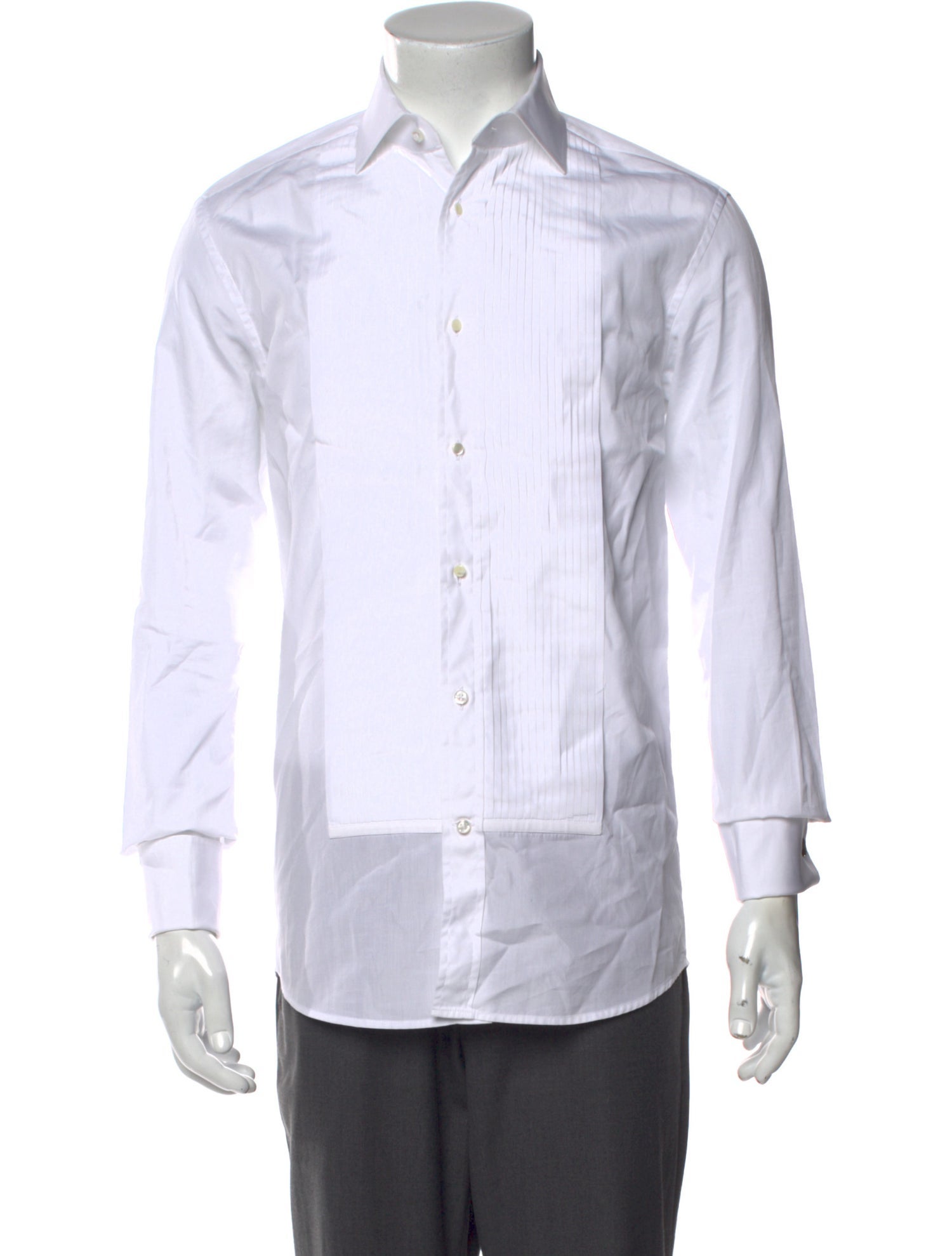 Ralph Lauren Purple Label Long Sleeve Tuxedo Shirt