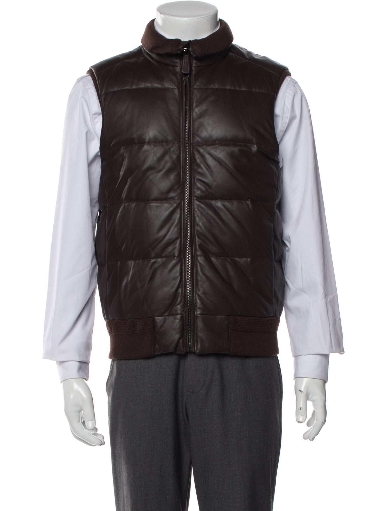 Ralph Lauren Purple Label Lamb Leather Vest