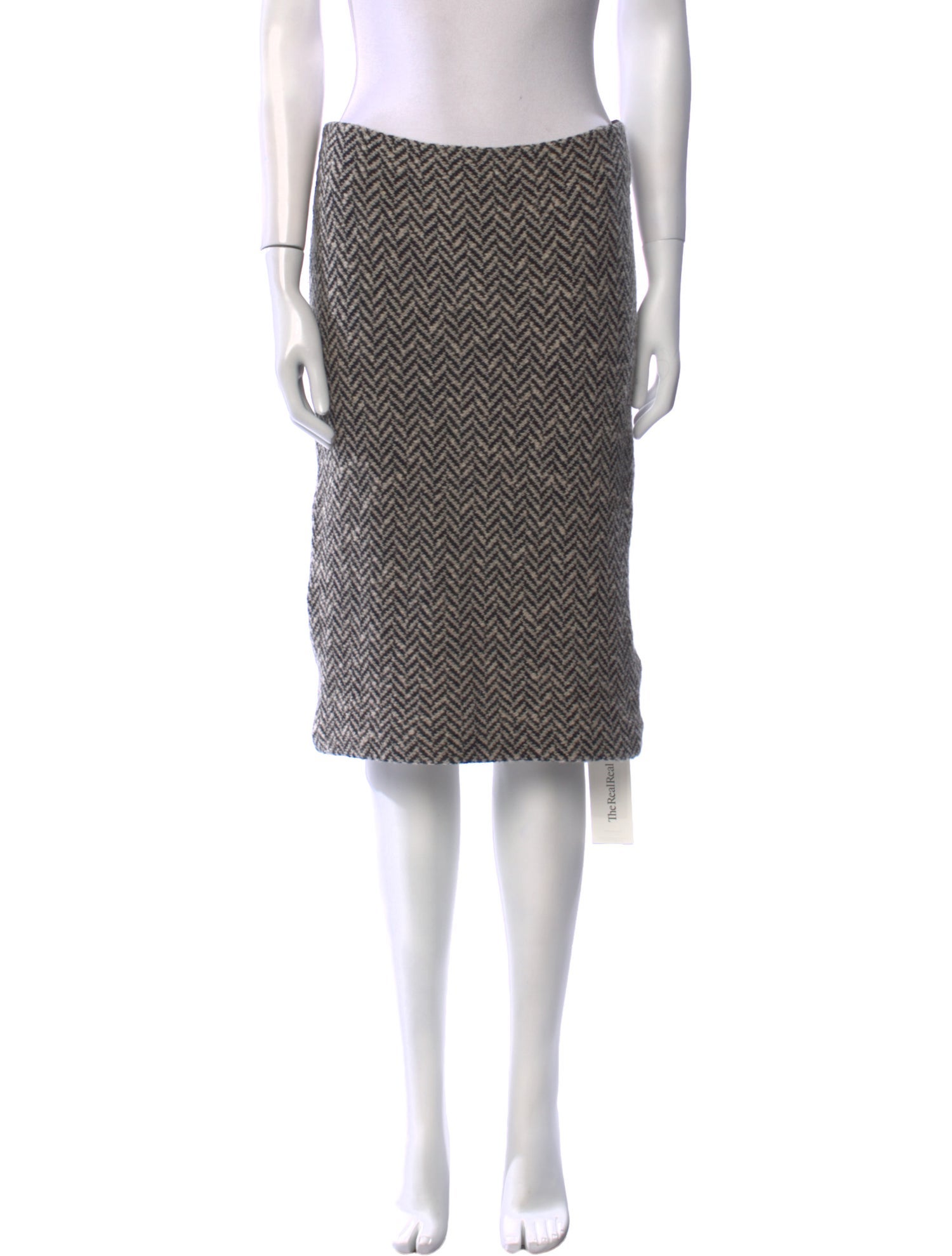 Ralph Lauren Purple Label Printed Knee-Length Skirt