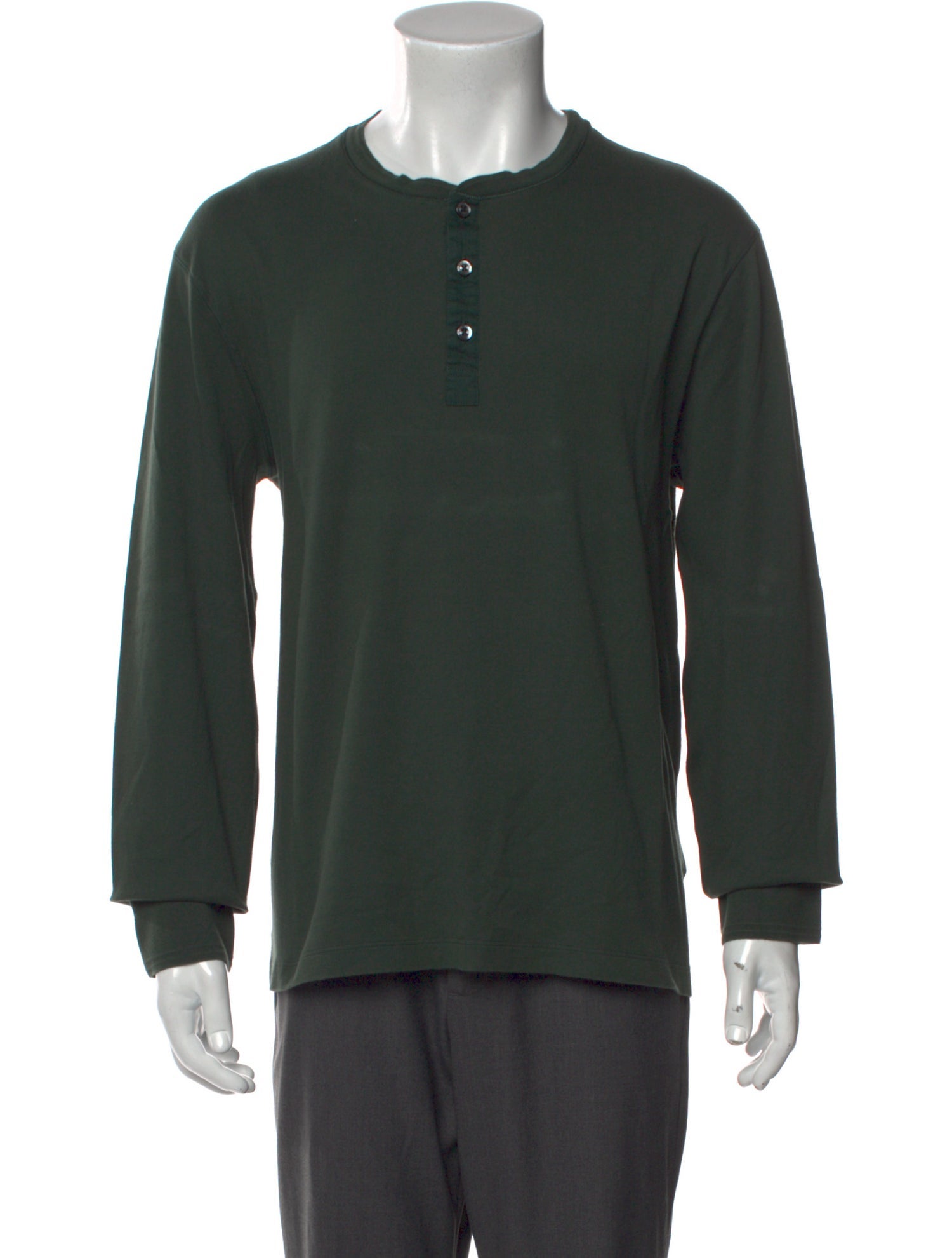 Ralph Lauren Purple Label Crew Neck Long Sleeve Henley