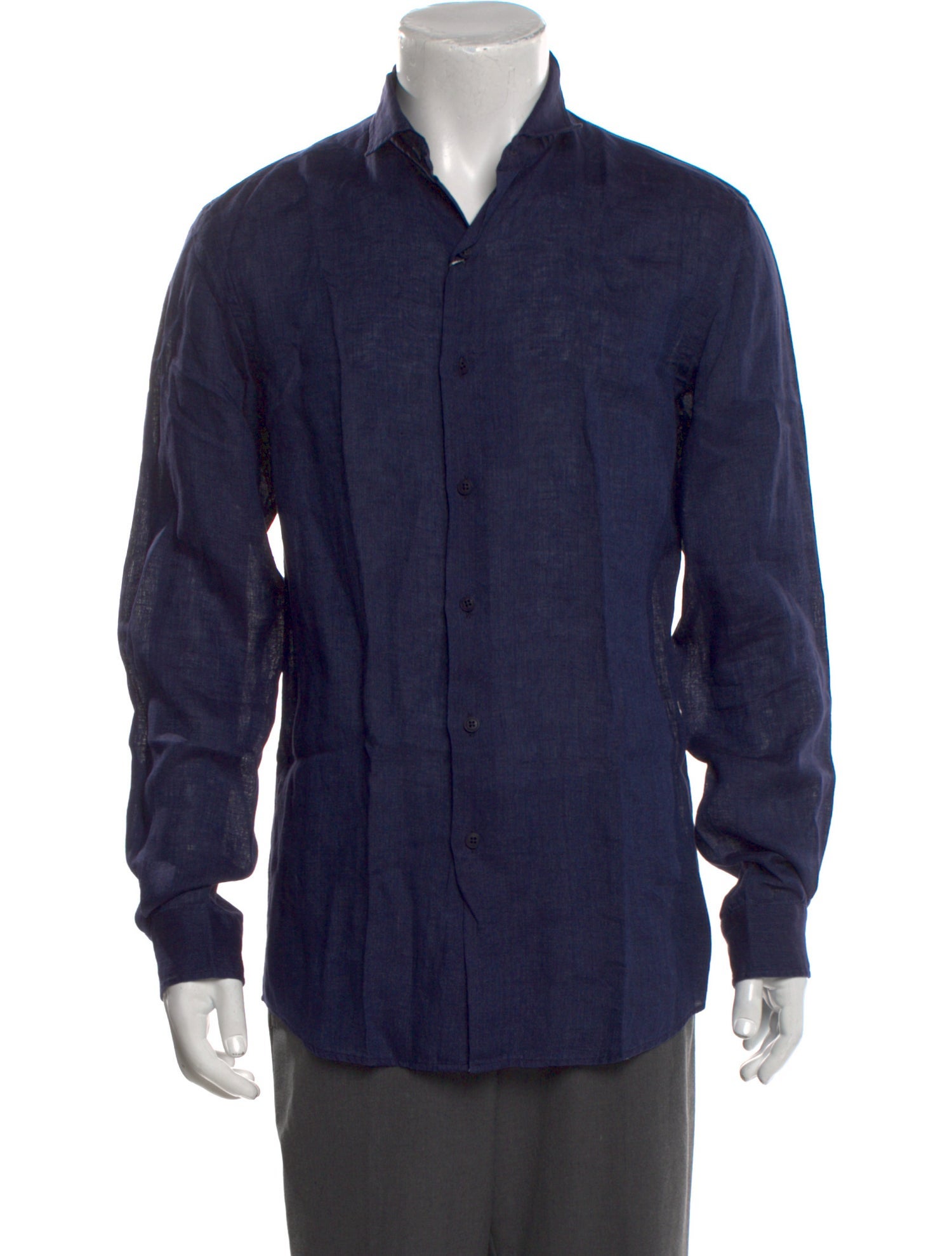 Ralph Lauren Purple Label Linen Long Sleeve Dress Shirt w/ Tags