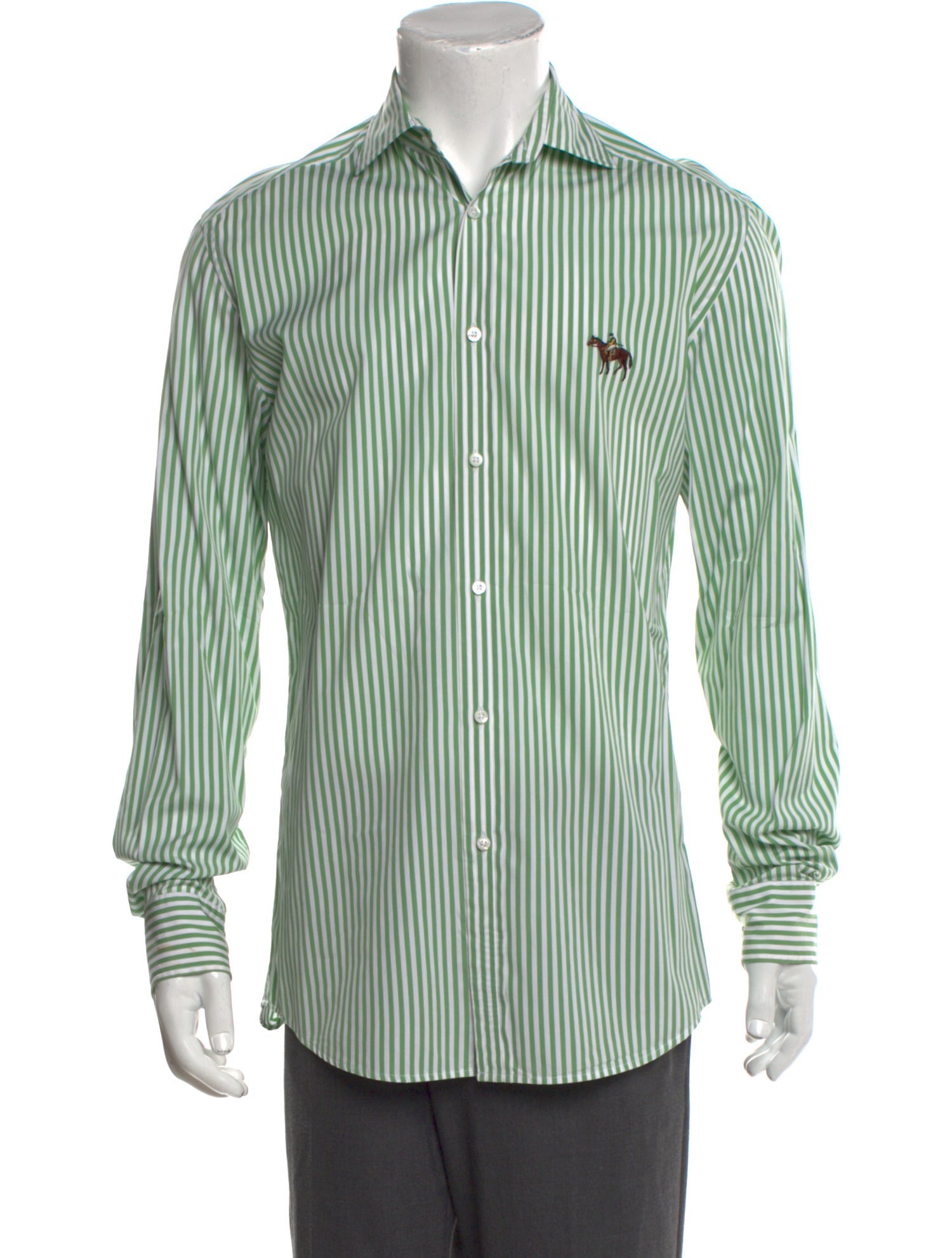 Ralph Lauren Purple Label Striped Long Sleeve Shirt