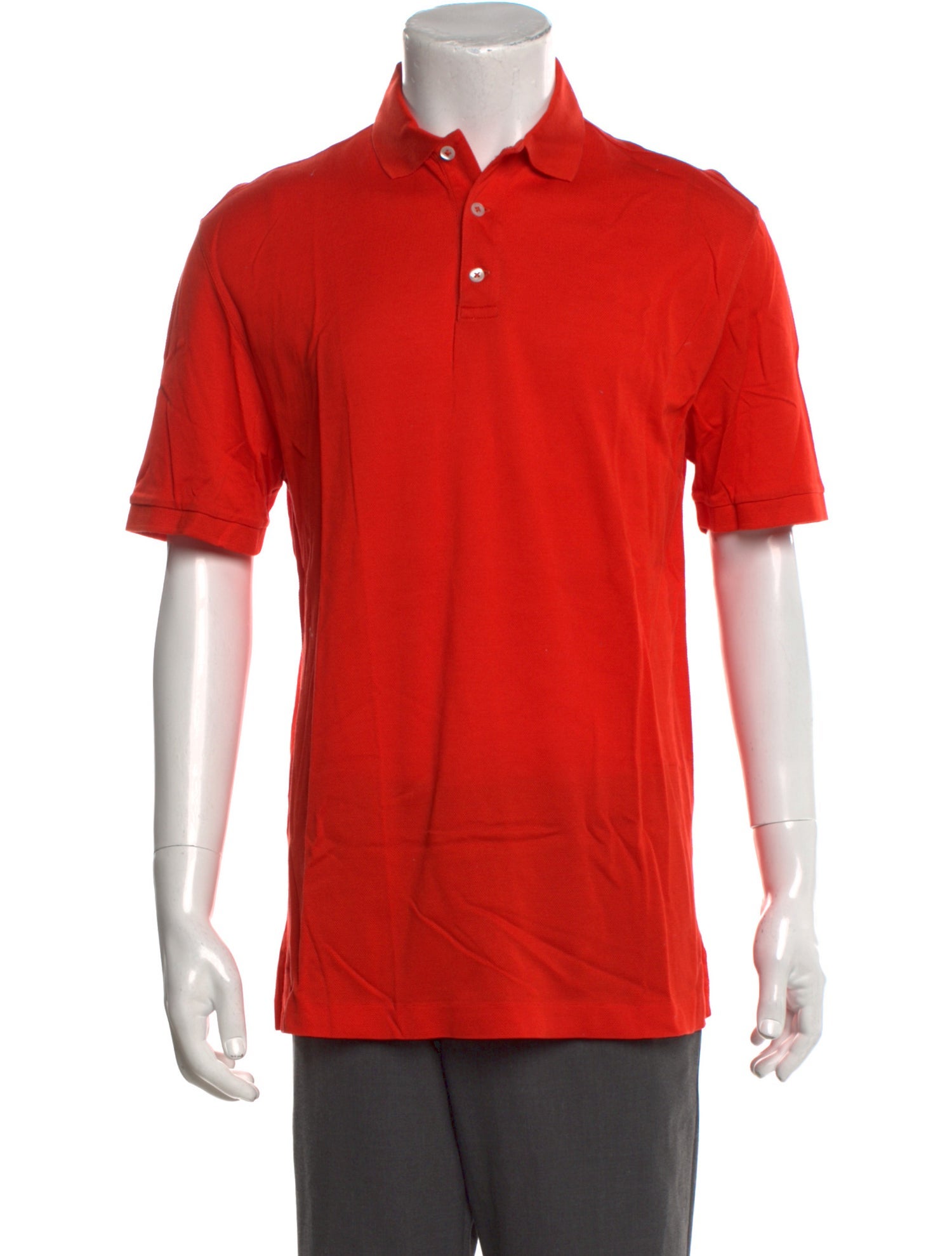 Ralph Lauren Purple Label Collar Short Sleeve Polo Shirt