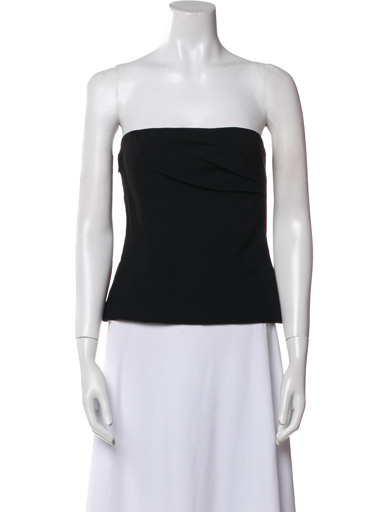 Ralph Lauren Purple Label Strapless Crop Top