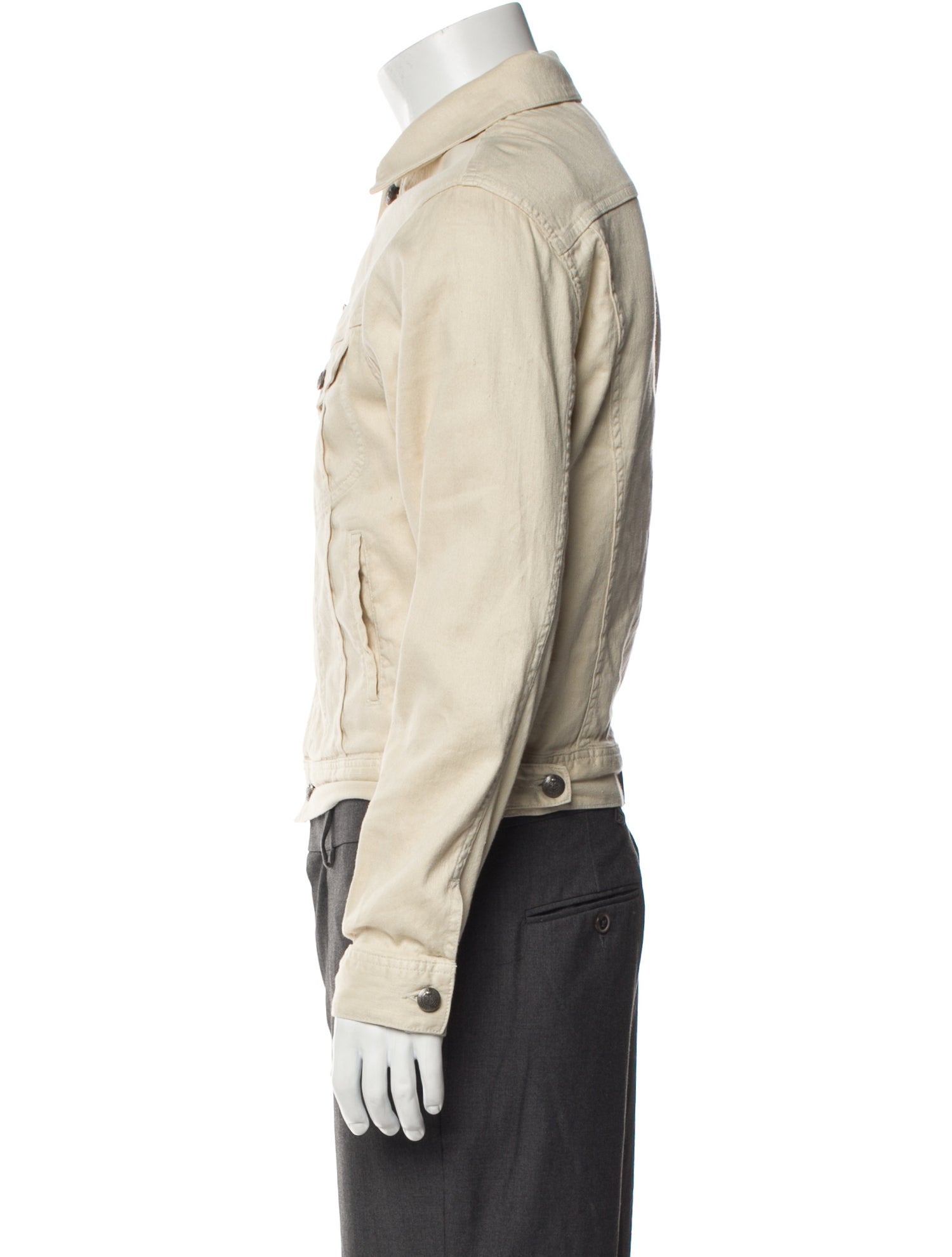 Ralph Lauren Purple Label Linen Trucker Jacket