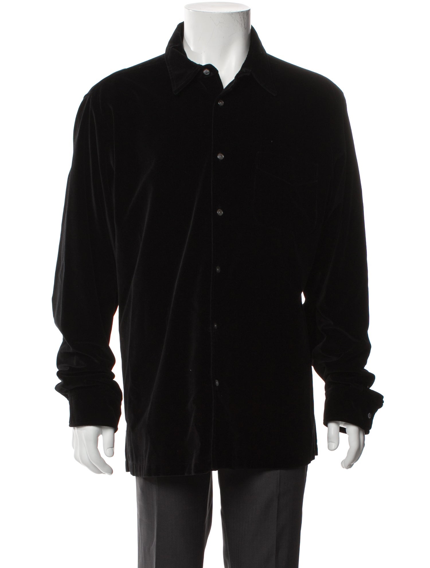 Ralph Lauren Purple Label Long Sleeve Tuxedo Shirt