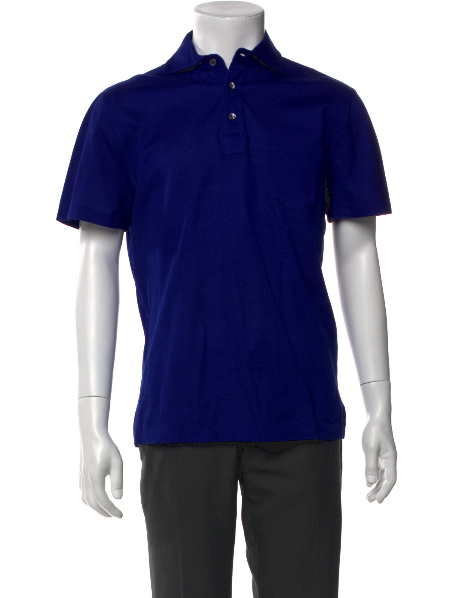 Ralph Lauren Purple Label V-Neck Short Sleeve Polo Shirt
