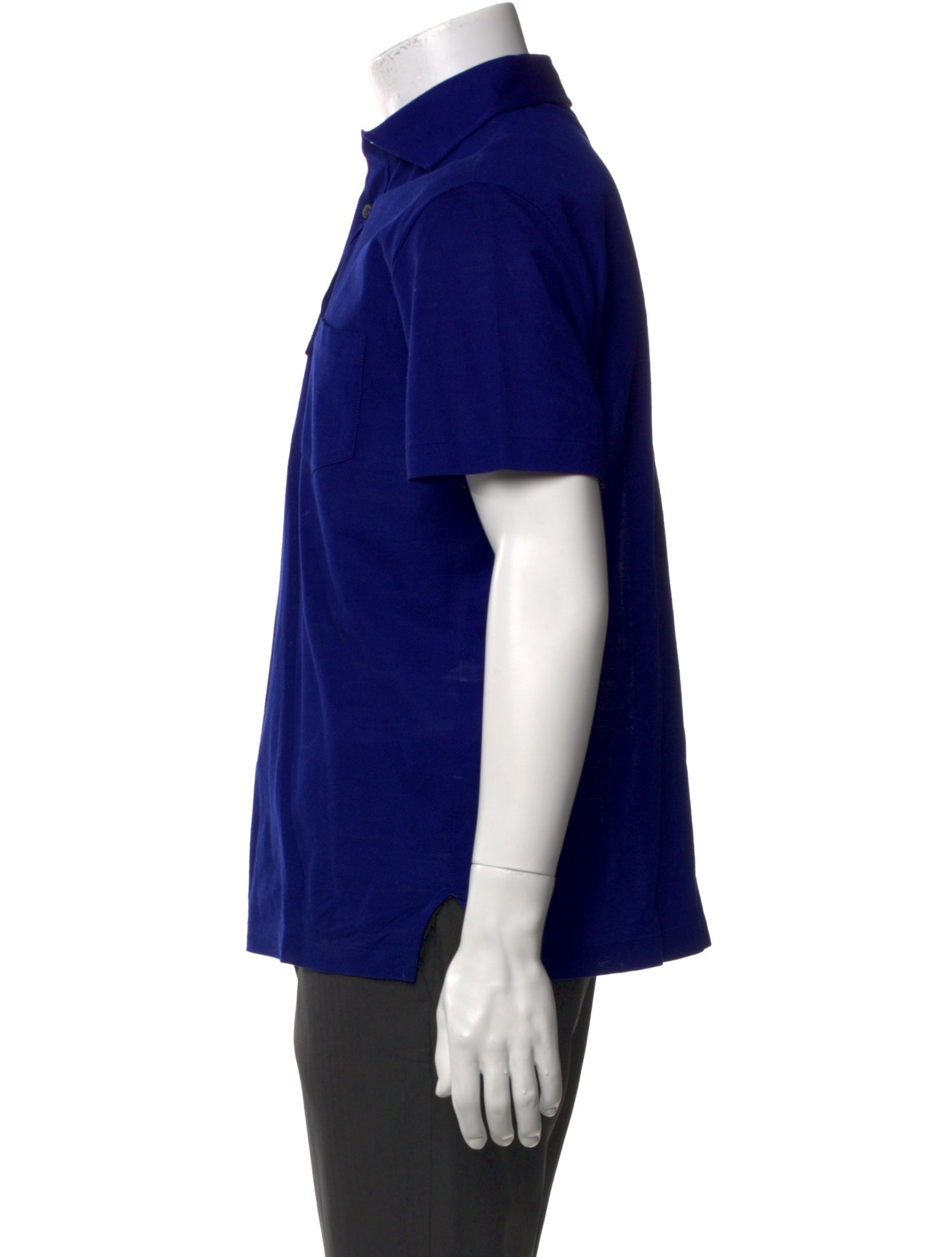 Ralph Lauren Purple Label V-Neck Short Sleeve Polo Shirt