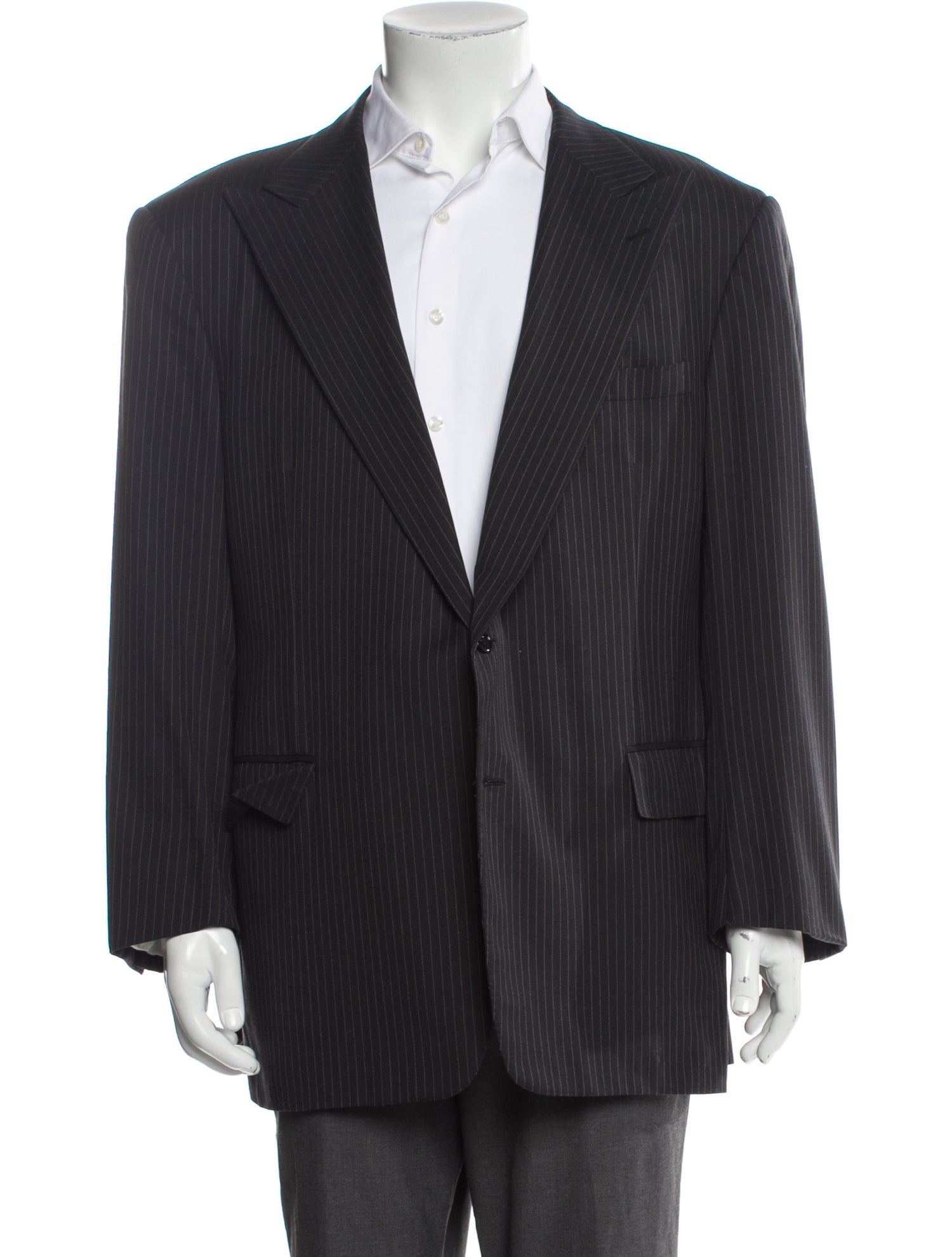 Ralph Lauren Purple Label Striped Blazer