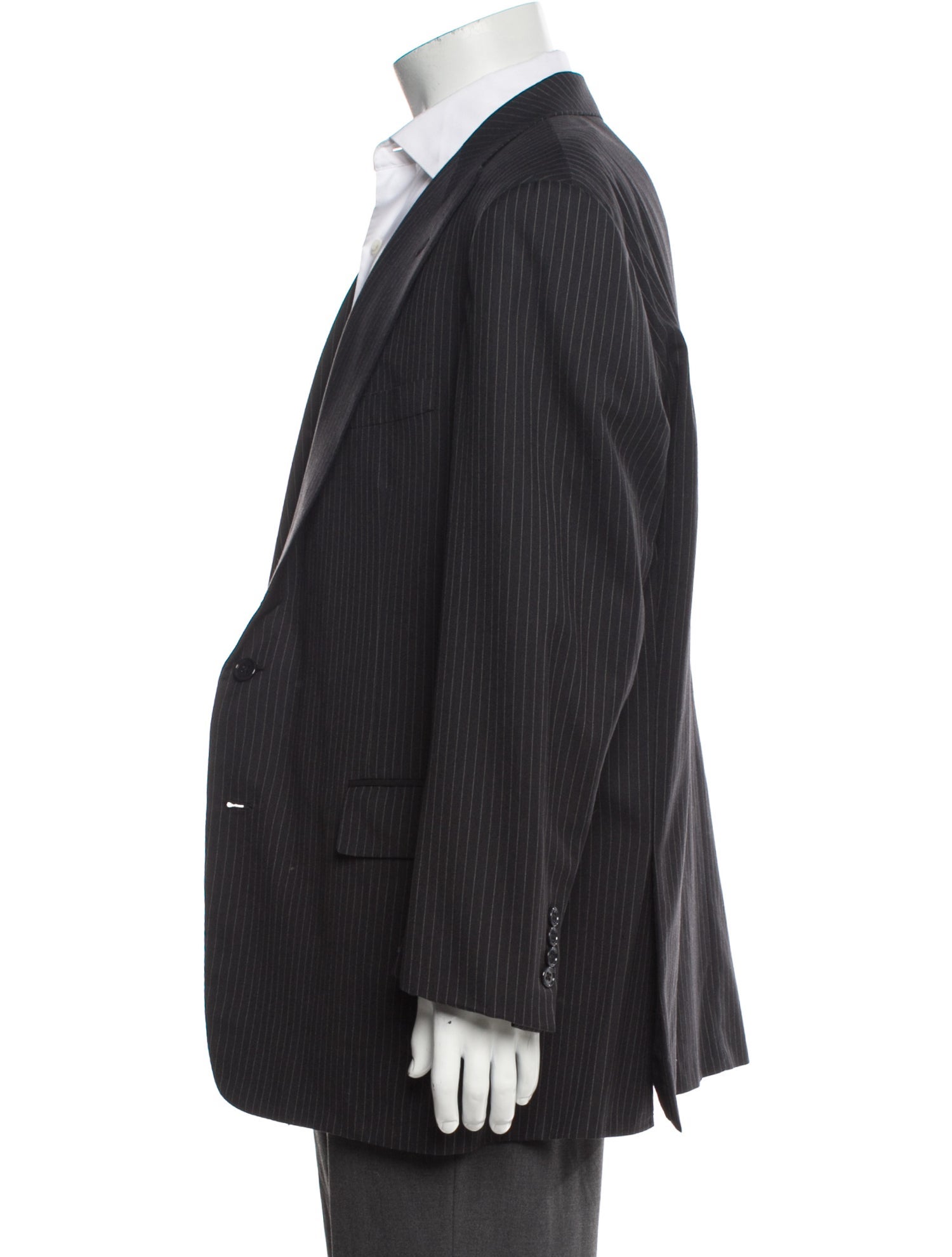 Ralph Lauren Purple Label Striped Blazer