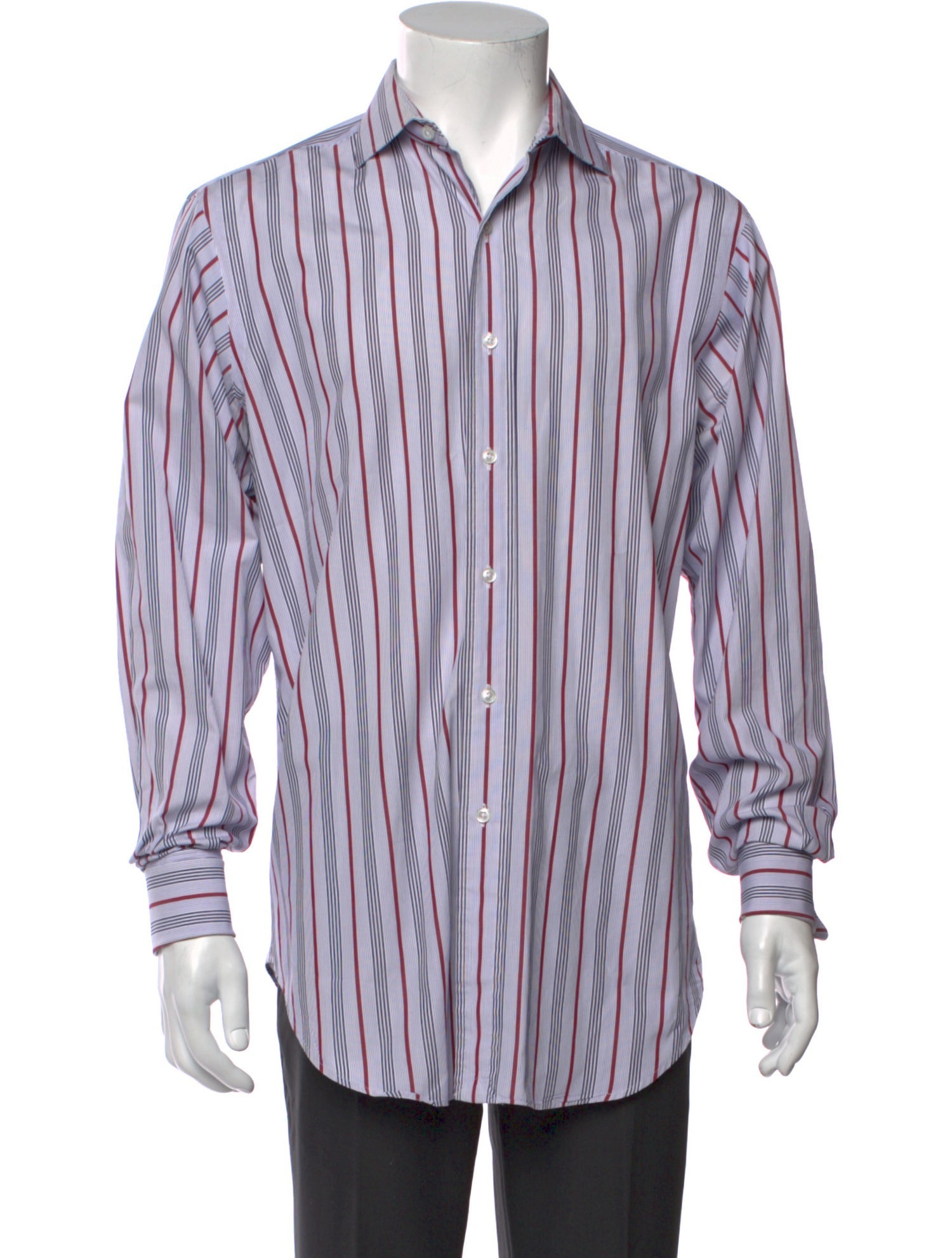Ralph Lauren Purple Label Striped Long Sleeve Shirt