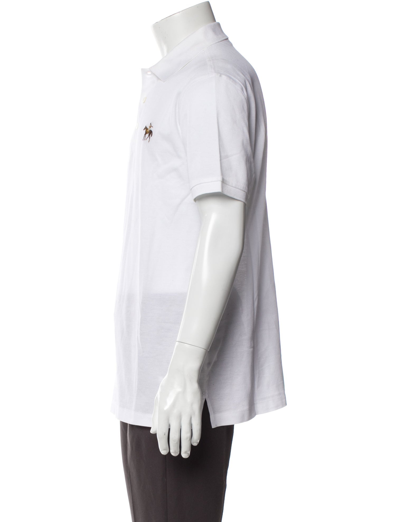 Ralph Lauren Purple Label Collar Short Sleeve Polo Shirt