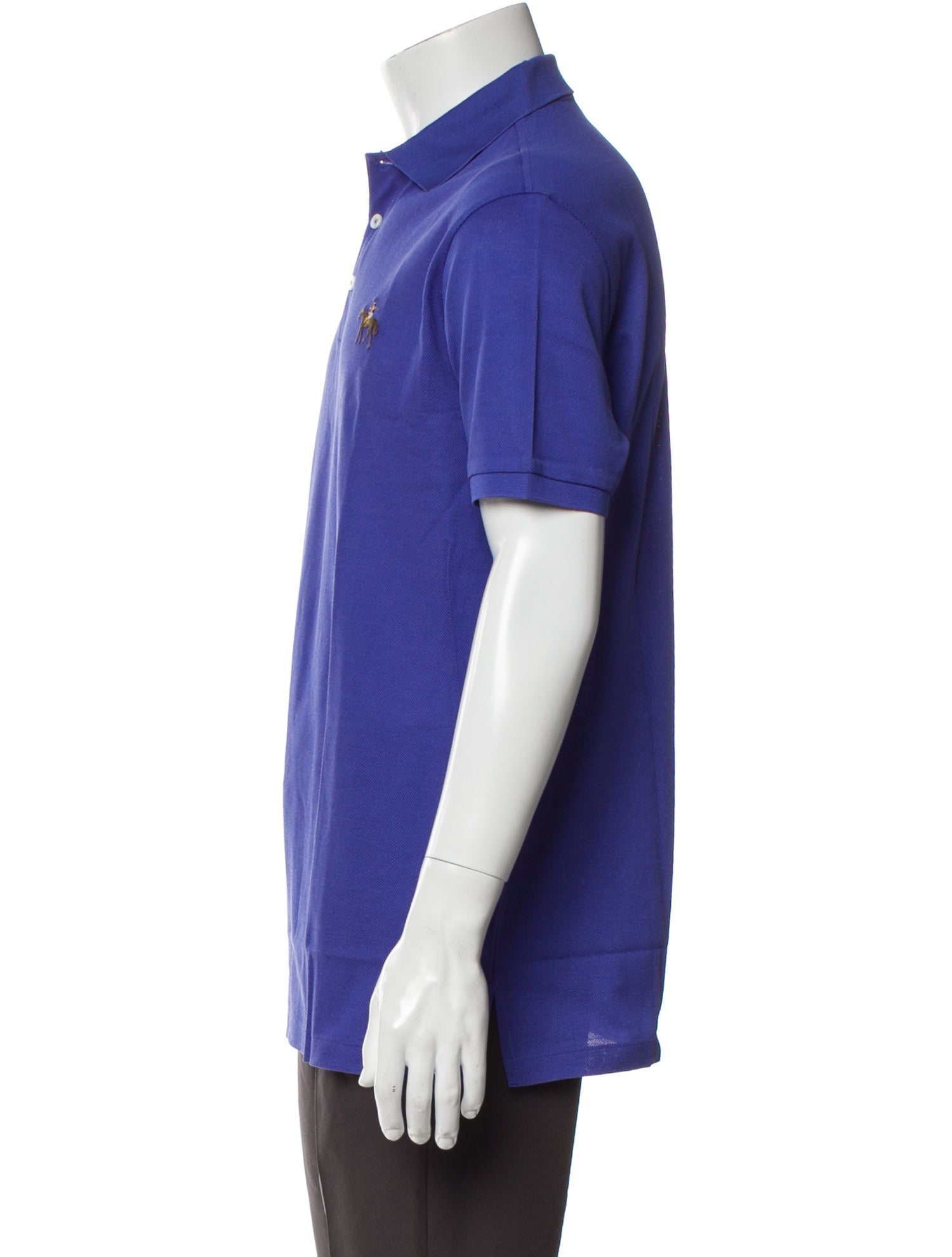 Ralph Lauren Purple Label Collar Short Sleeve Polo Shirt
