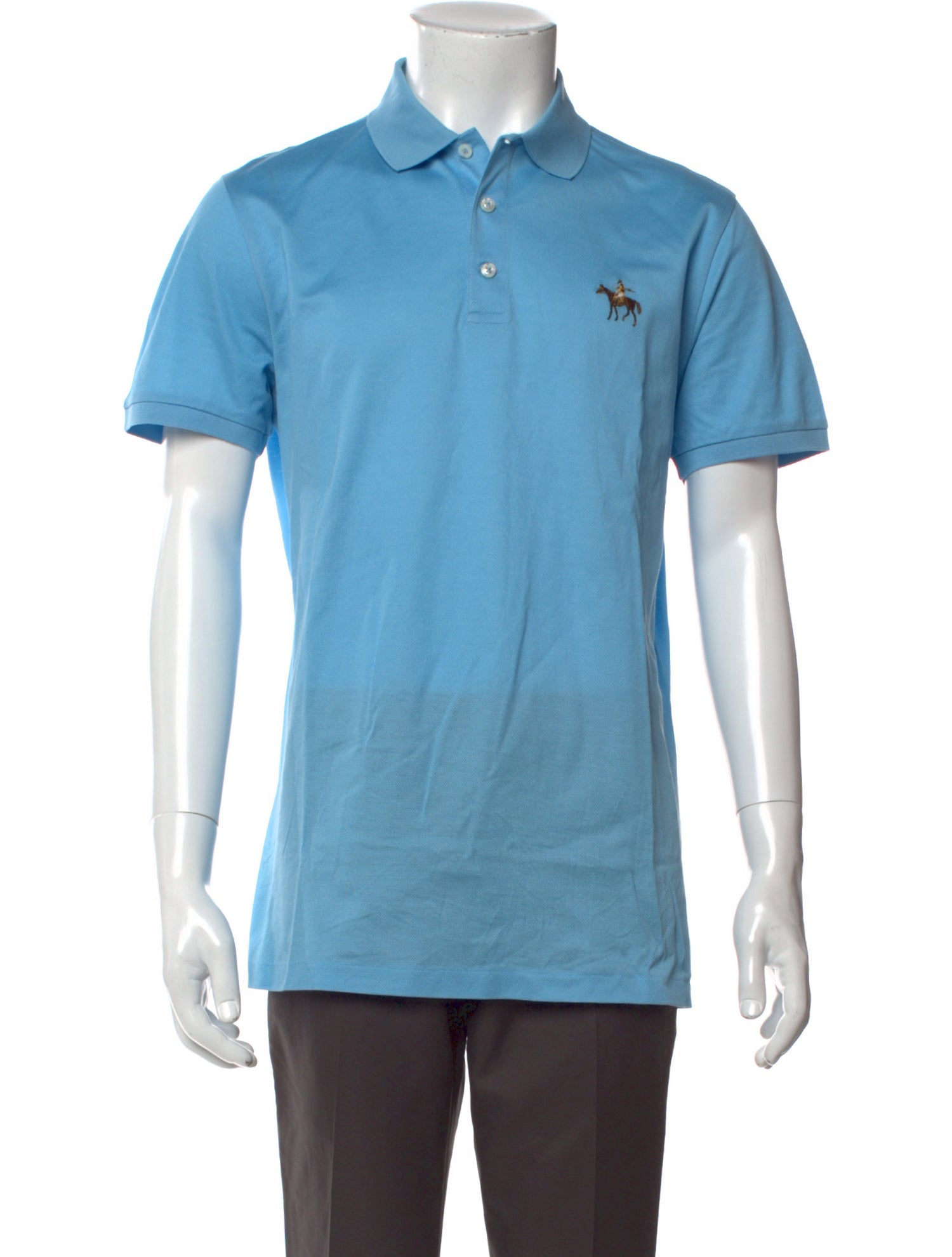 Ralph Lauren Purple Label Collar Short Sleeve Polo Shirt