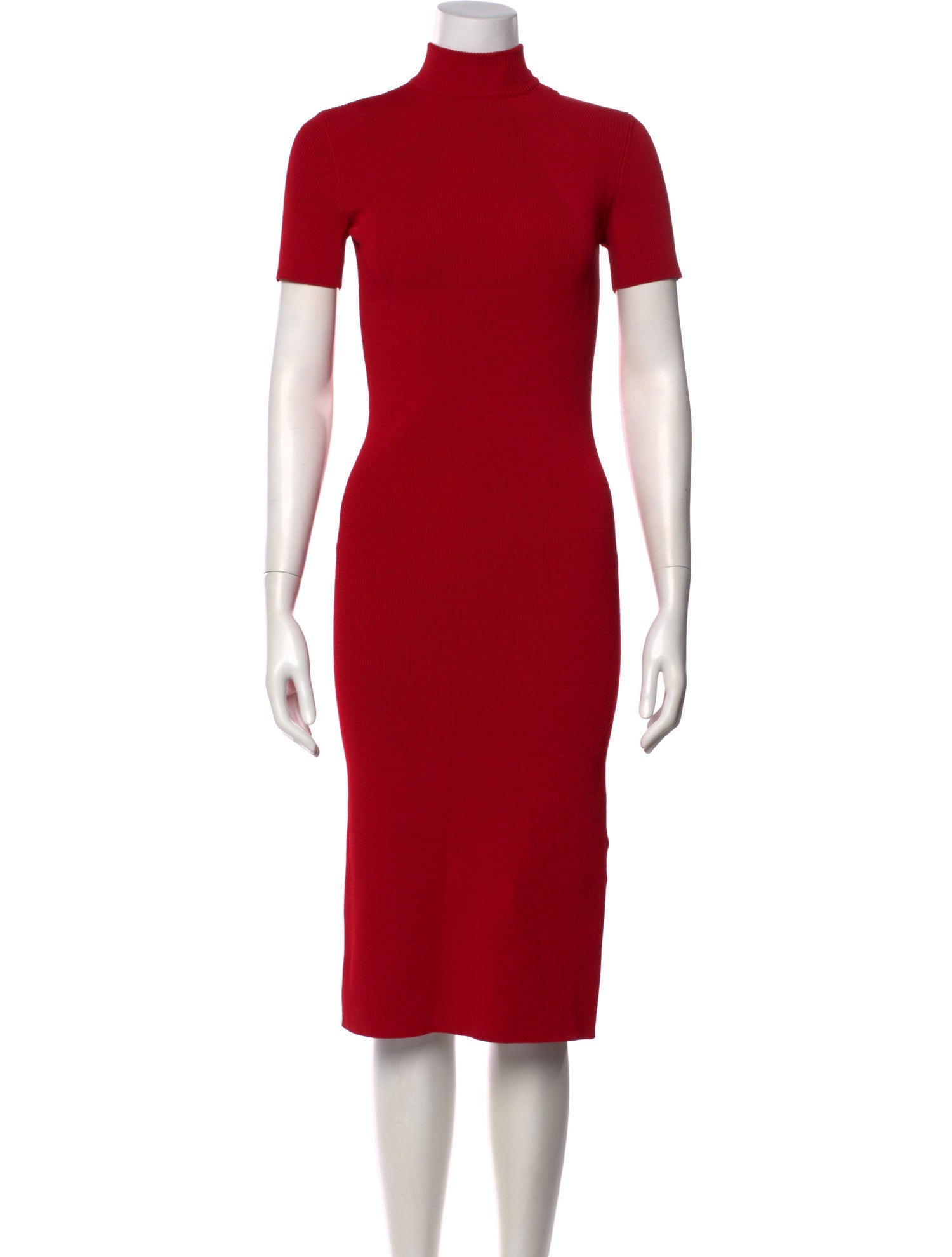 Ralph Lauren Purple Label Turtleneck Midi Length Dress