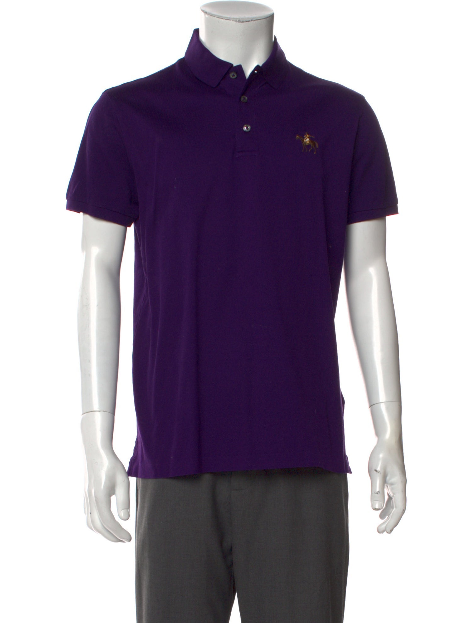Ralph Lauren Purple Label Collar Short Sleeve Polo Shirt