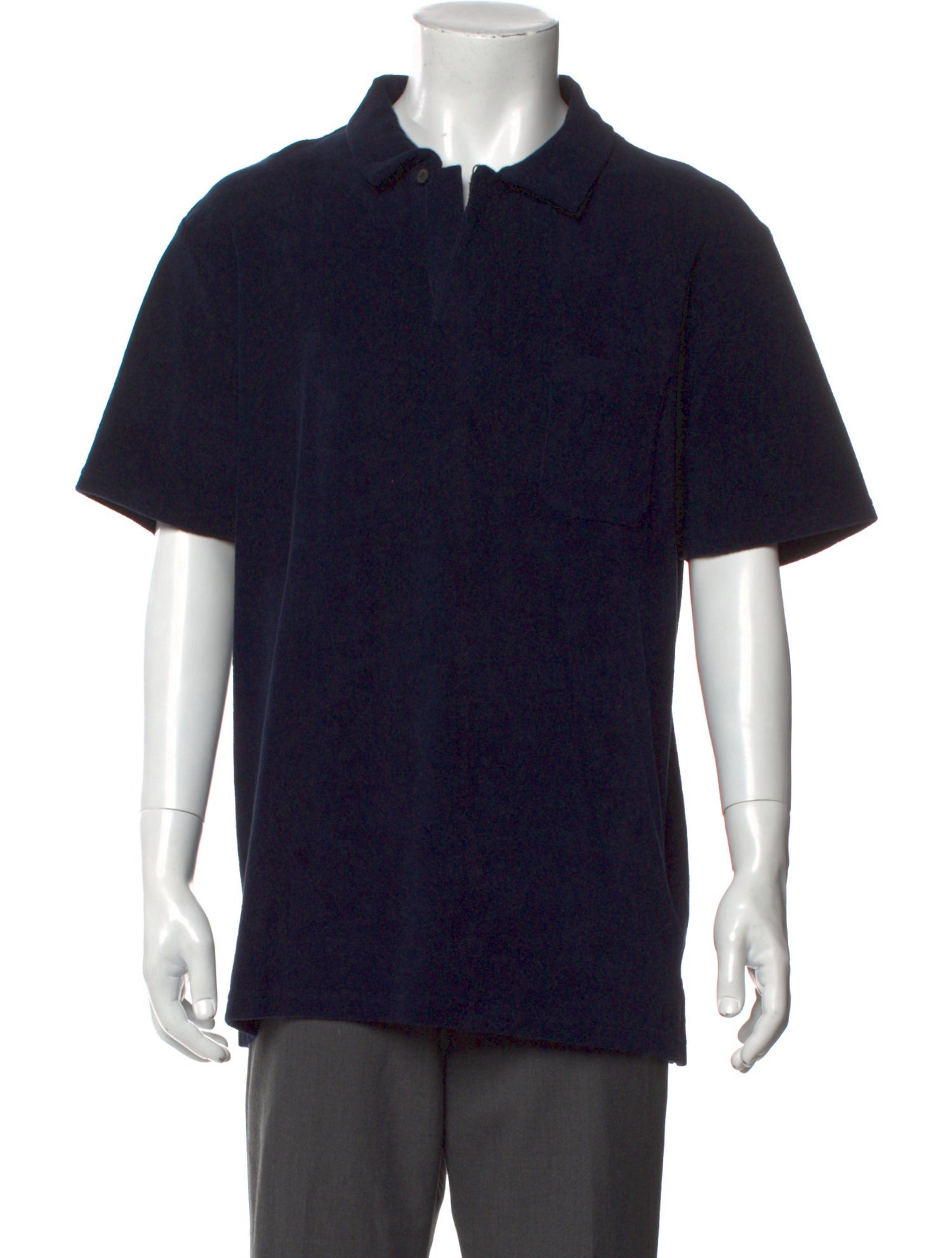 Ralph Lauren Purple Label Collar Short Sleeve Polo Shirt