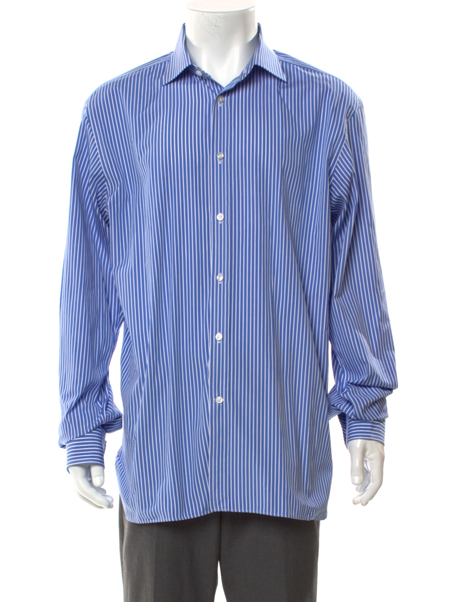 Ralph Lauren Purple Label Striped Long Sleeve Shirt
