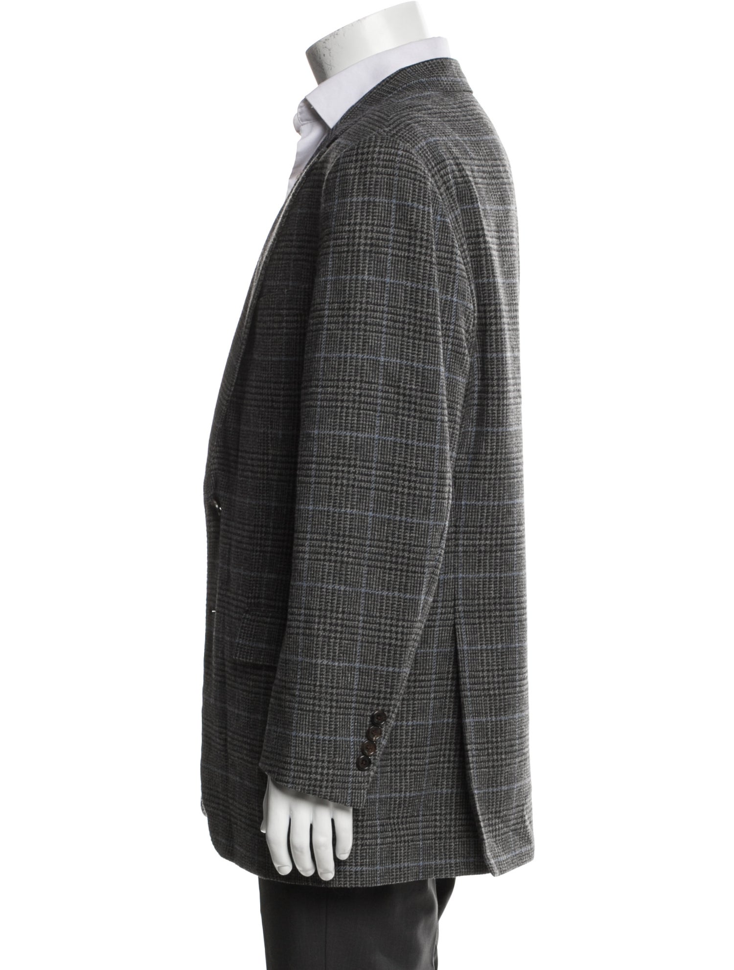 Ralph Lauren Purple Label Houndstooth Print Blazer