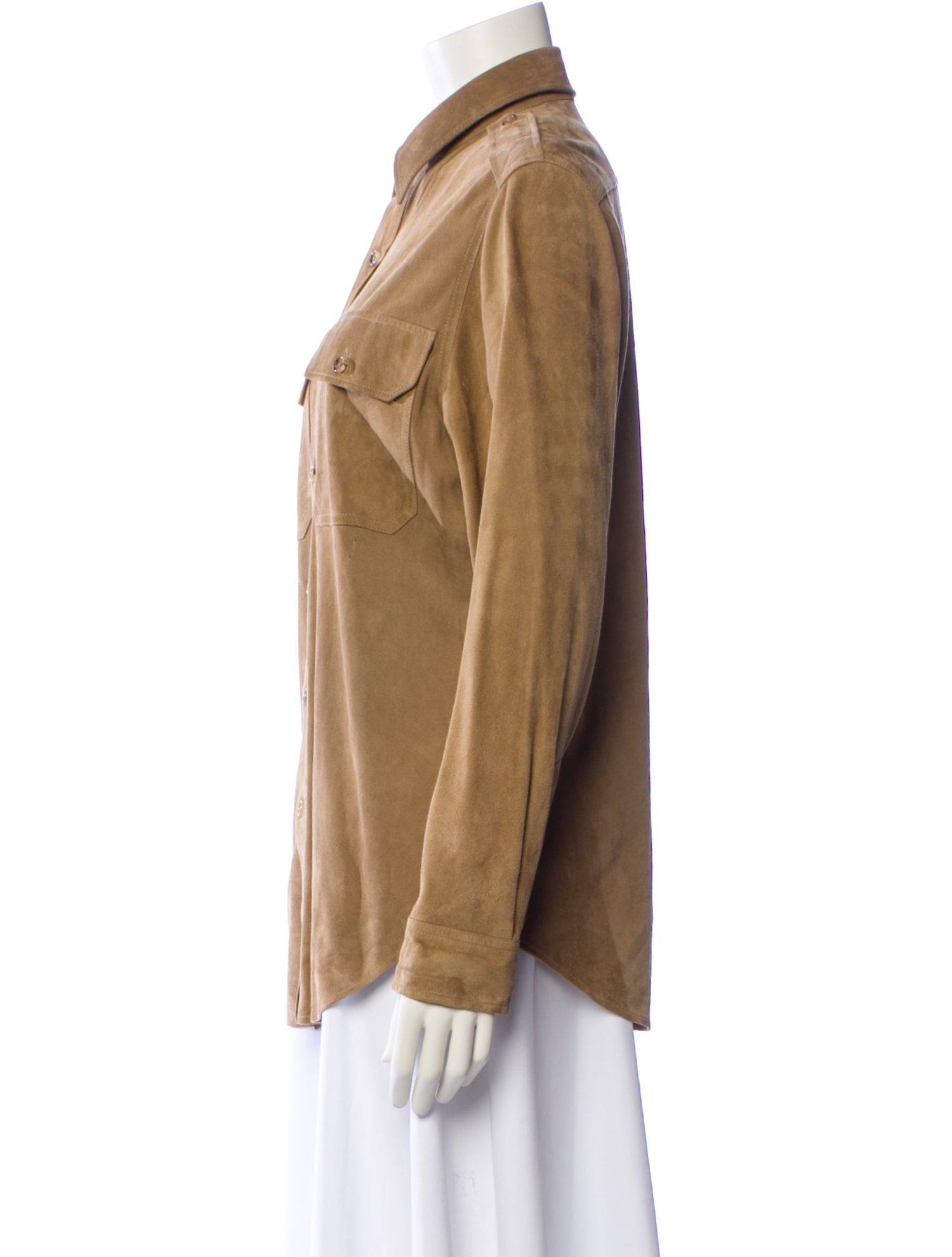 Ralph Lauren Purple Label Suede Utility Jacket