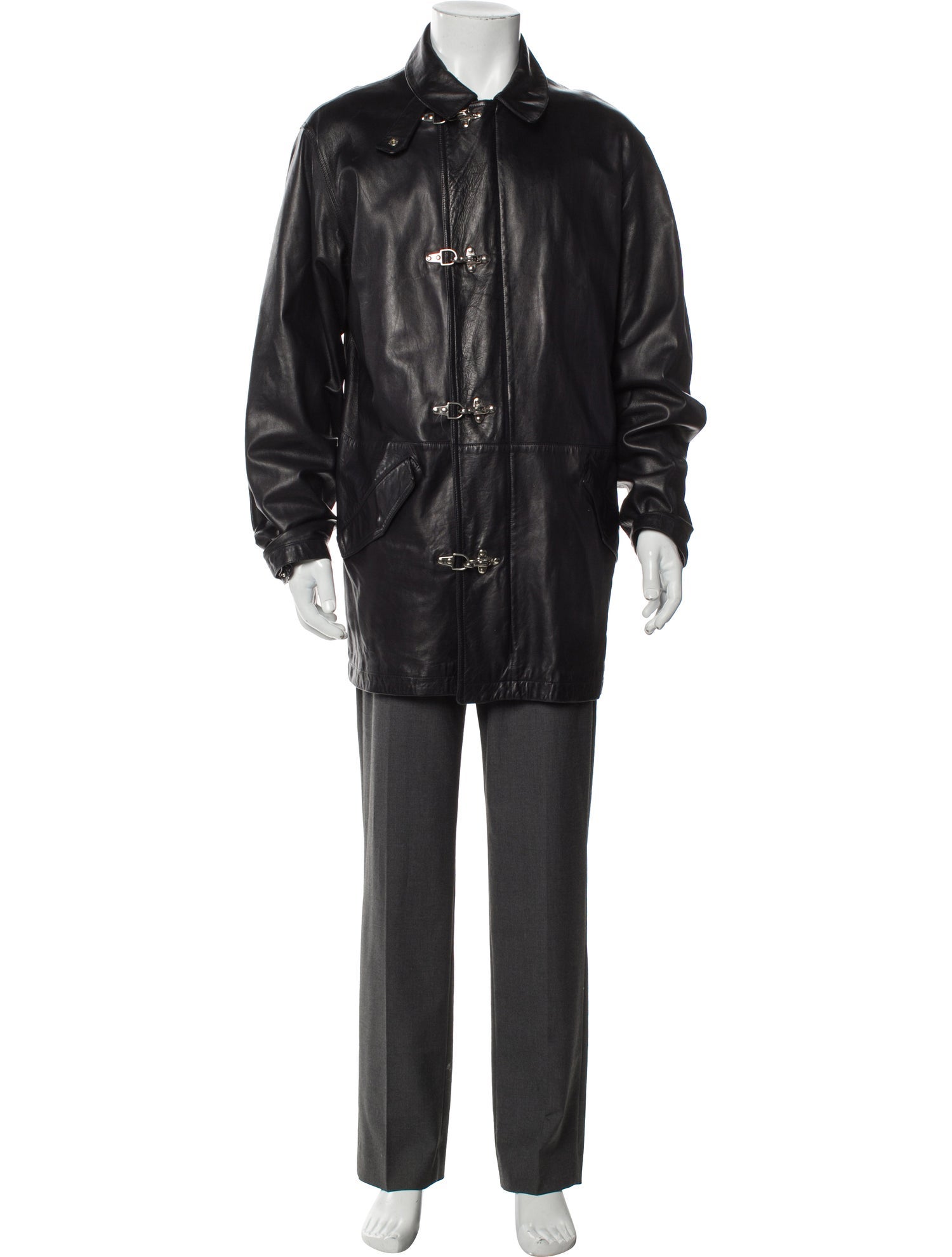 Ralph Lauren Purple Label Lamb Leather Coat