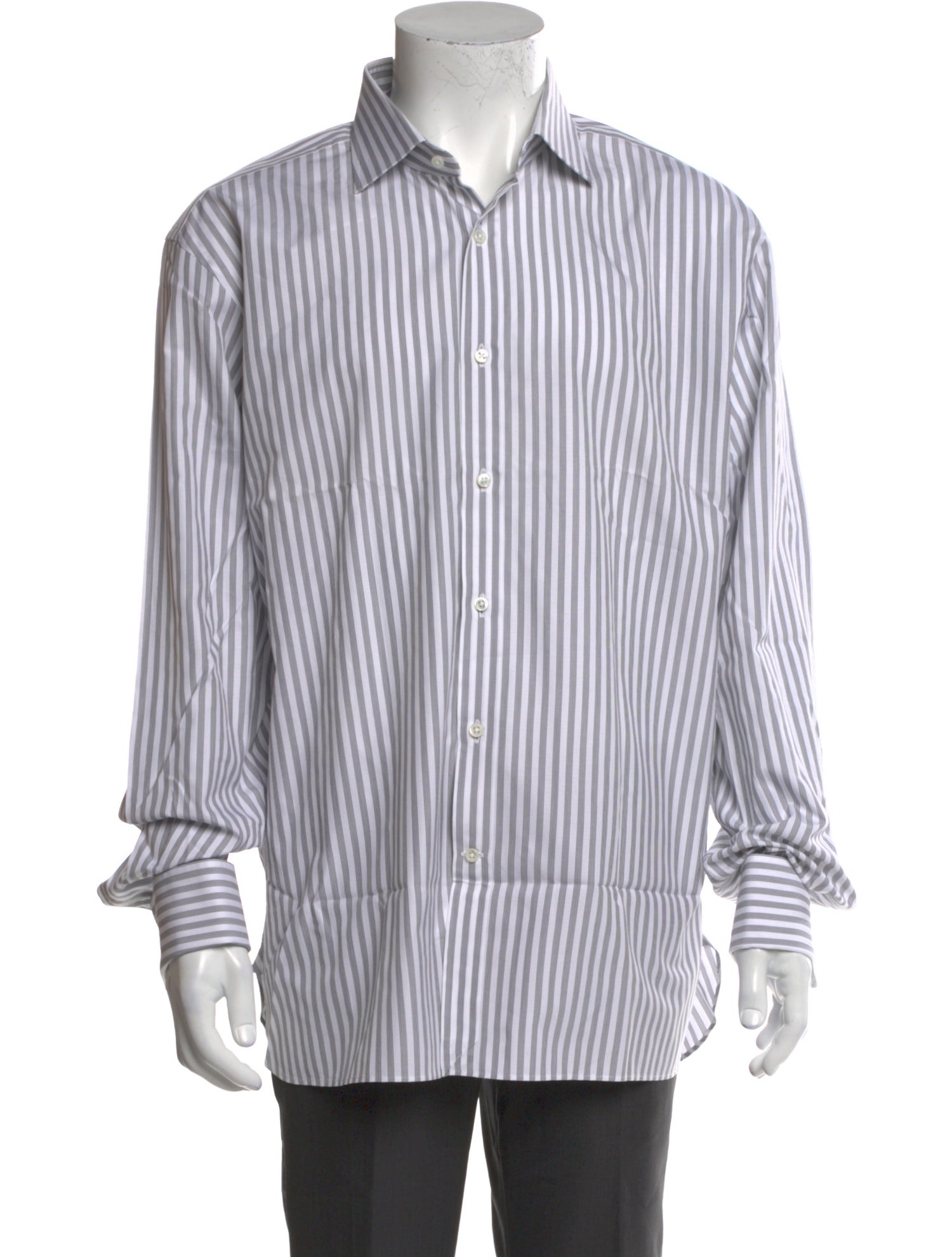 Ralph Lauren Purple Label Striped Long Sleeve Shirt