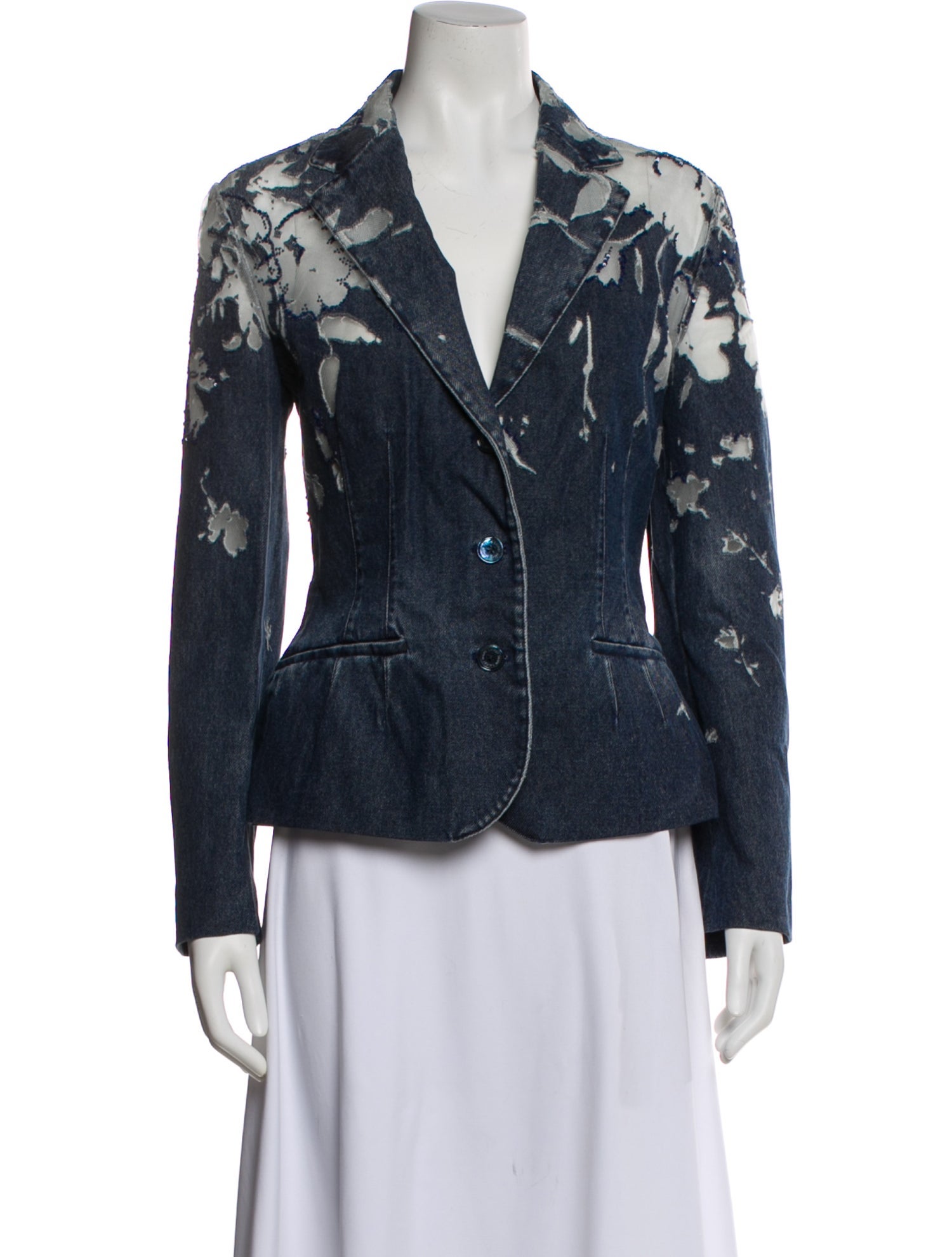 Ralph Lauren Purple Label Printed Denim Jacket w/ Tags