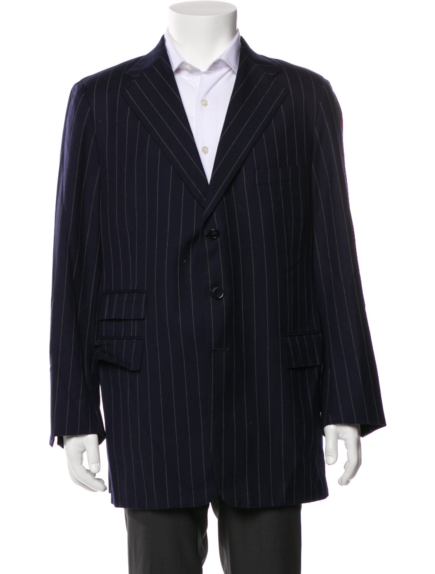 Ralph Lauren Purple Label Striped Blazer