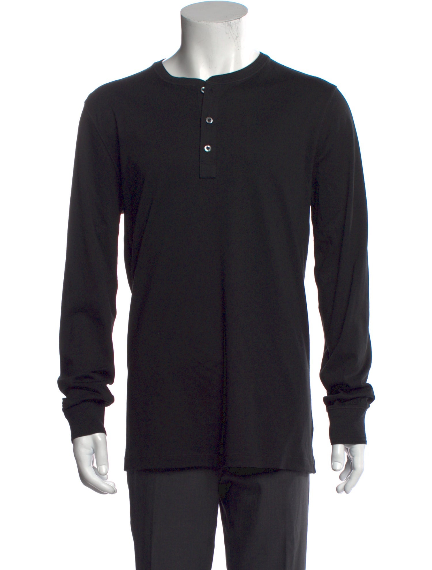 Ralph Lauren Purple Label Crew Neck Long Sleeve Henley