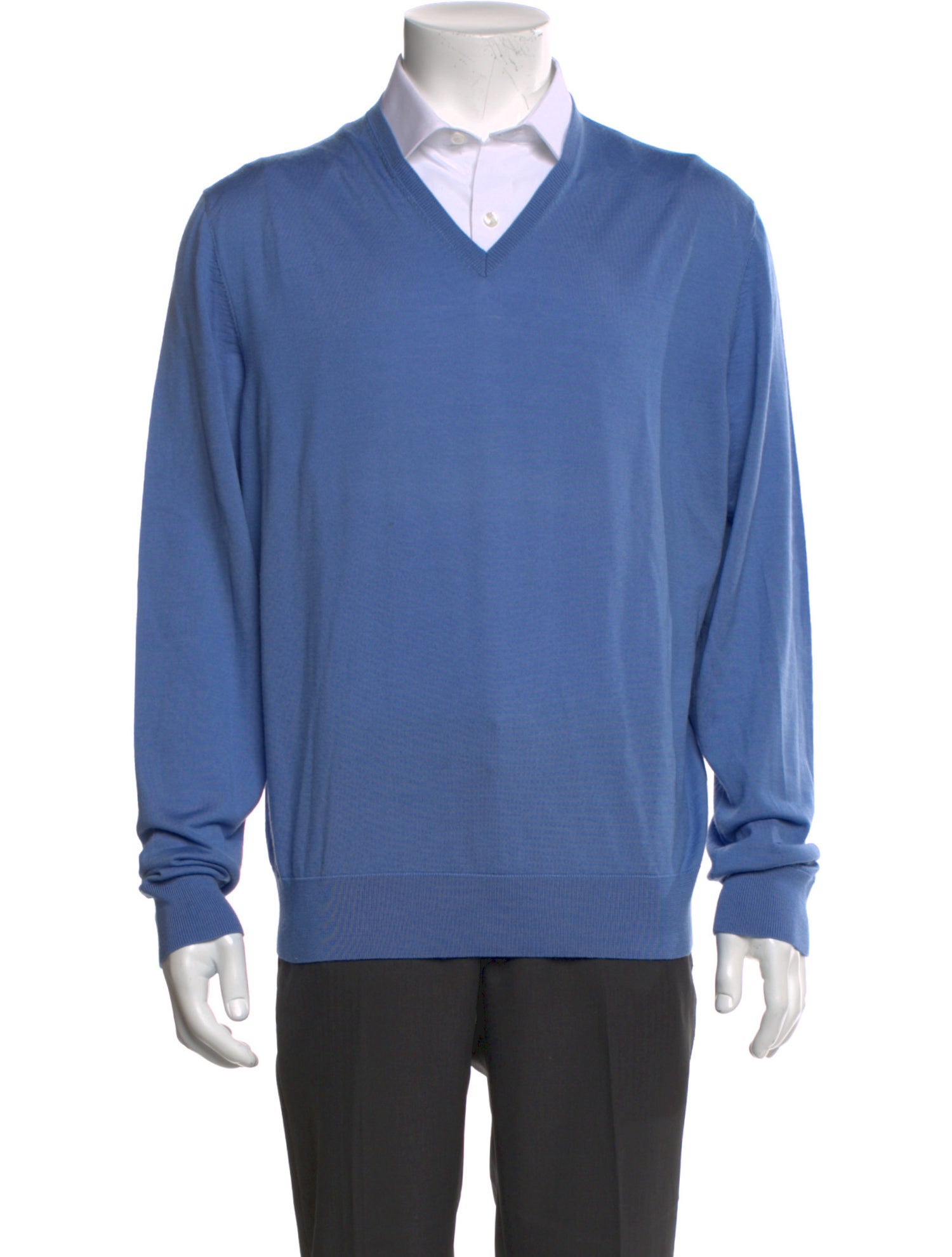Ralph Lauren Purple Label Merino Wool V-Neck Pullover