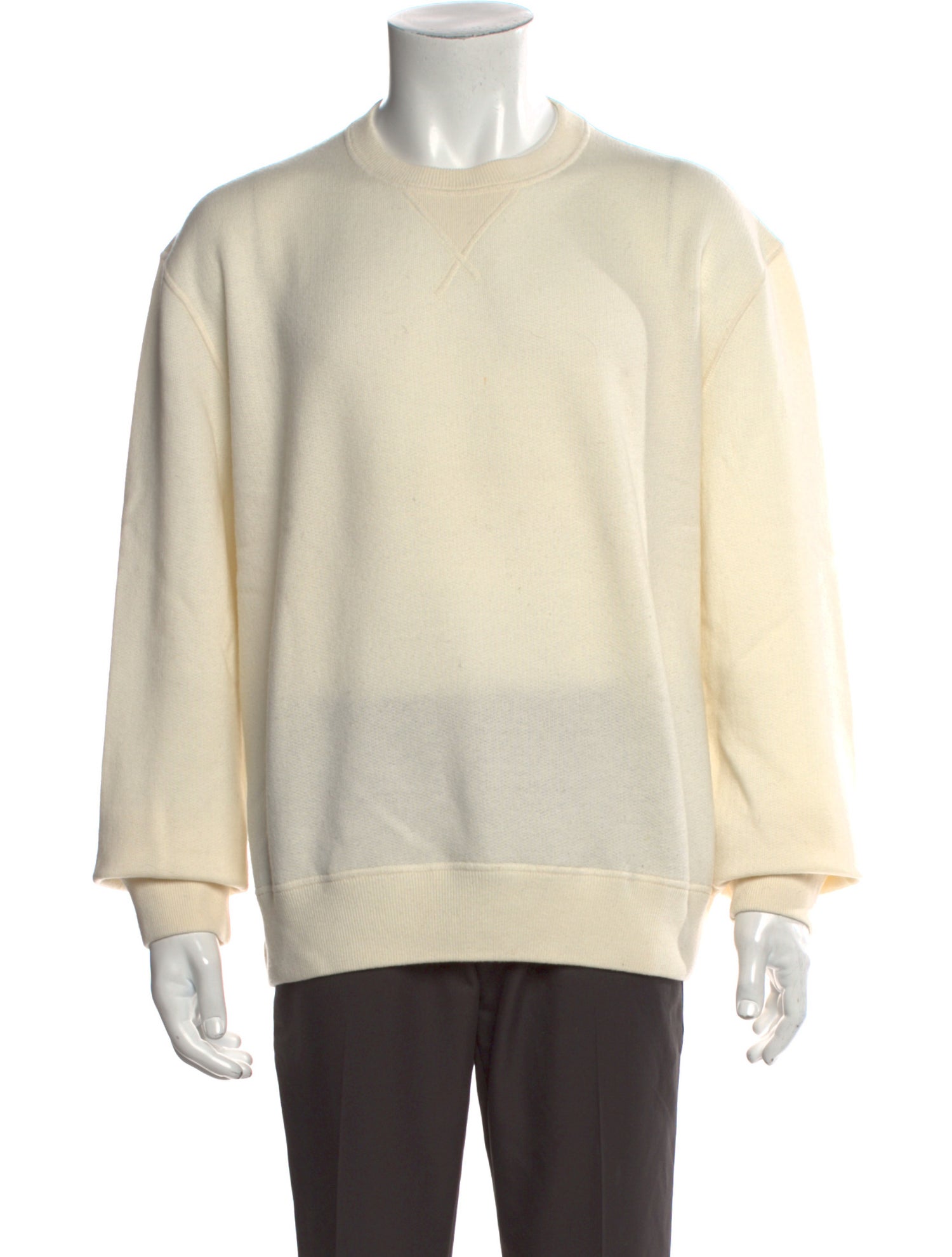 Ralph Lauren Purple Label Cashmere Crew Neck Polo Sweater