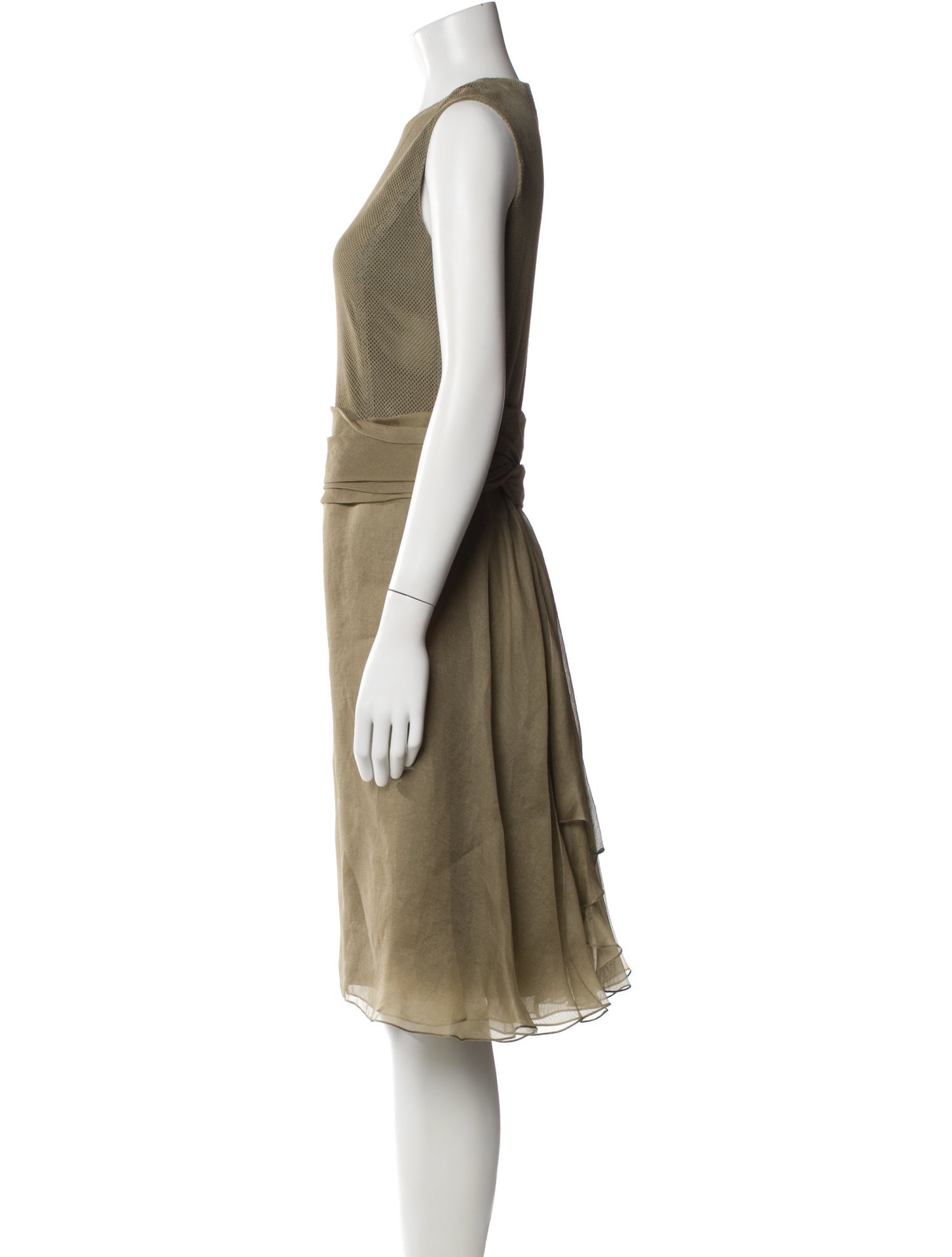 Ralph Lauren Purple Label Lambskin Knee-Length Dress - Neutrals Dresses,  Clothing - RLPLB80599 | The RealReal