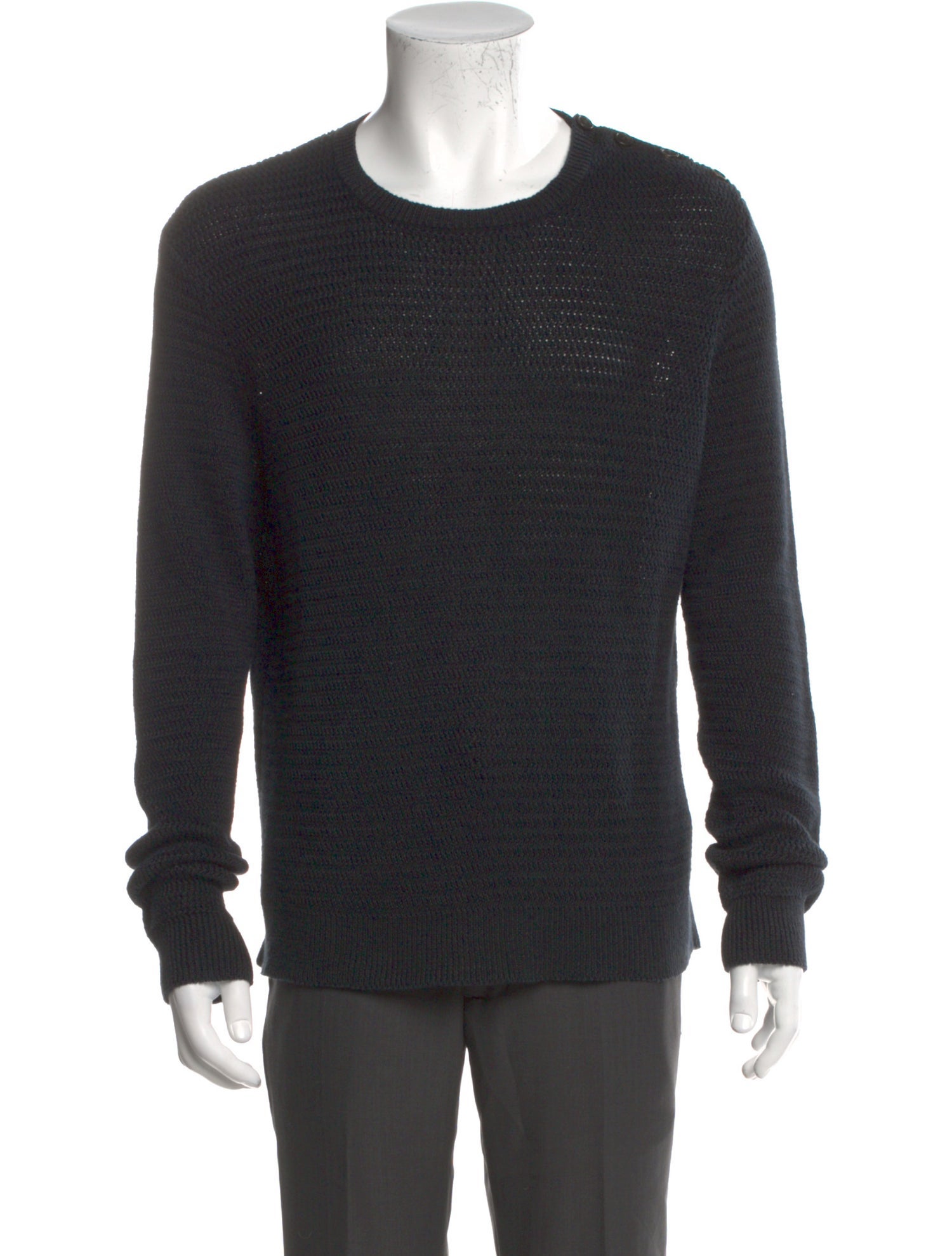 Ralph Lauren Purple Label Linen Crew Neck Pullover