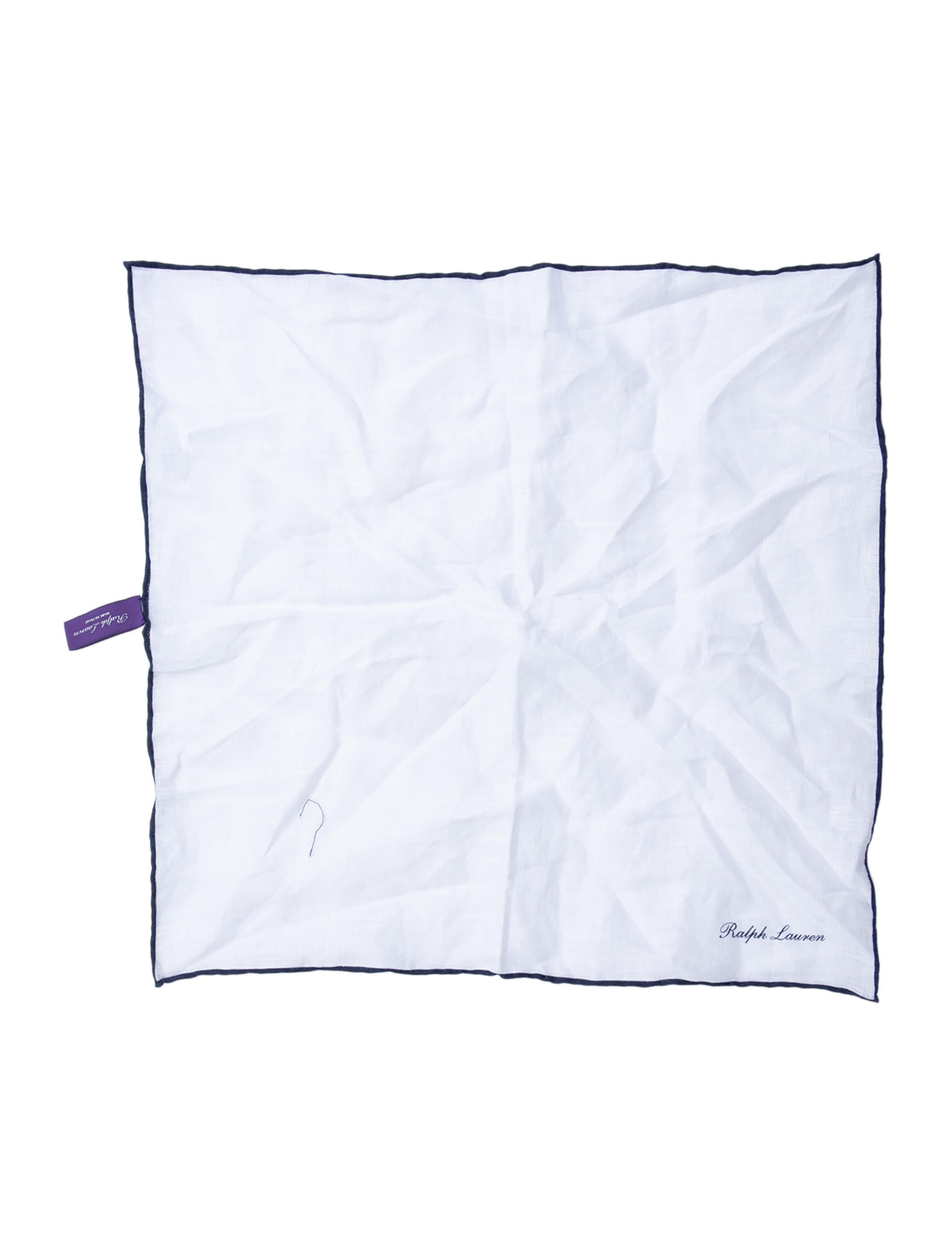 Ralph Lauren Purple Label Linen Pocket Square