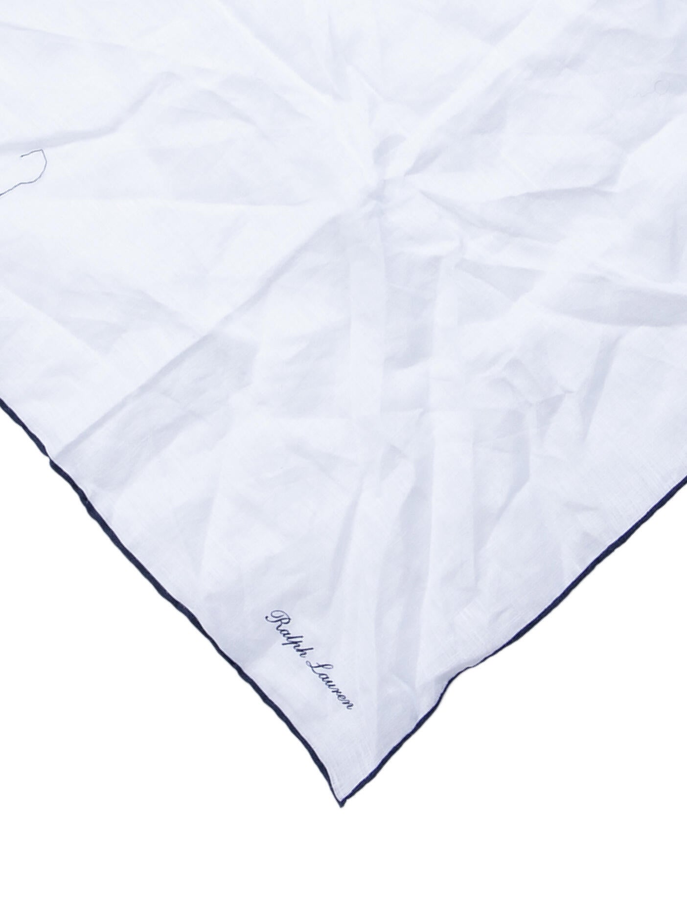 Ralph Lauren Purple Label Linen Pocket Square